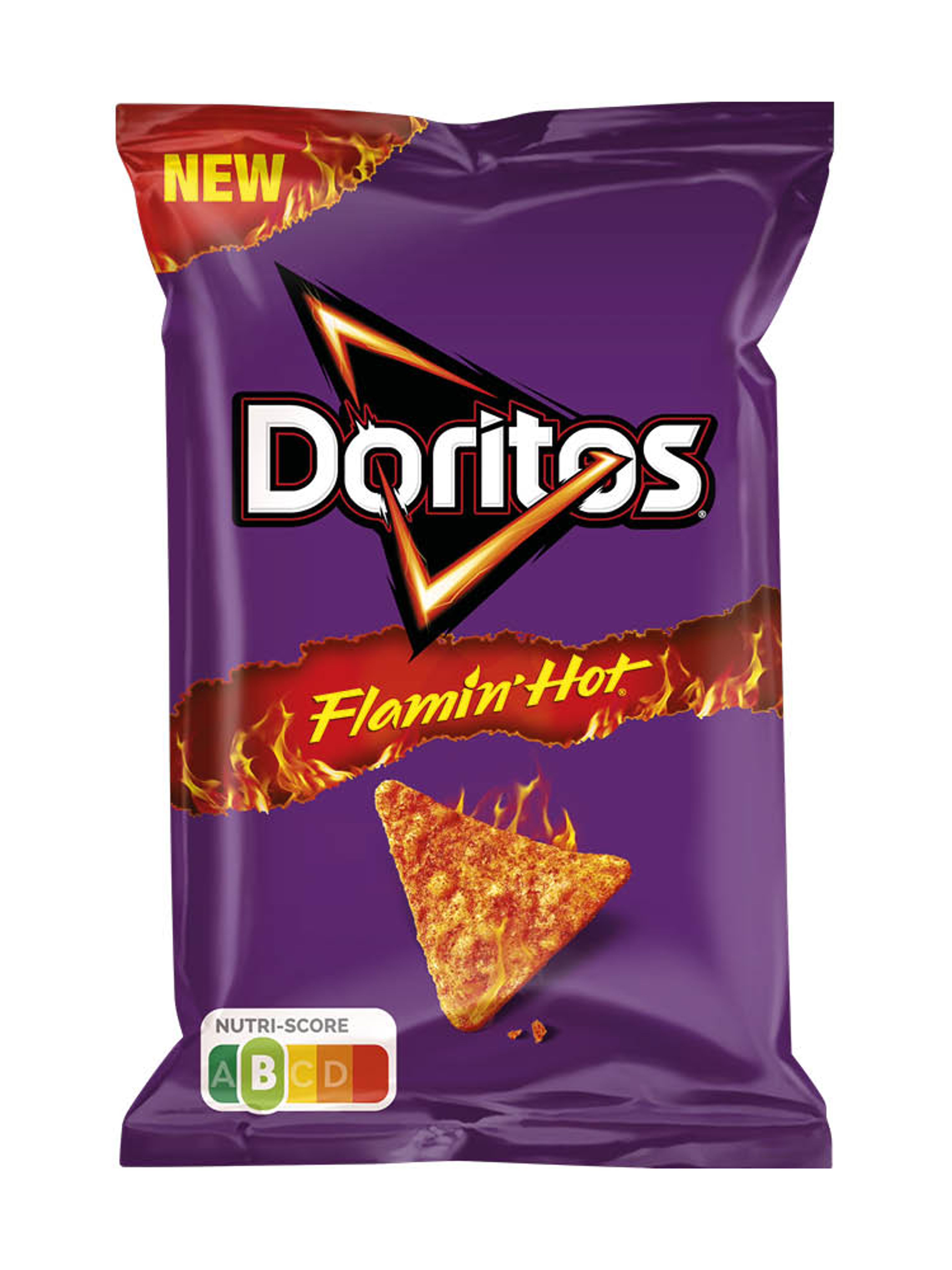 Produktbild som visar Majschips Flamin' Hot från Doritos