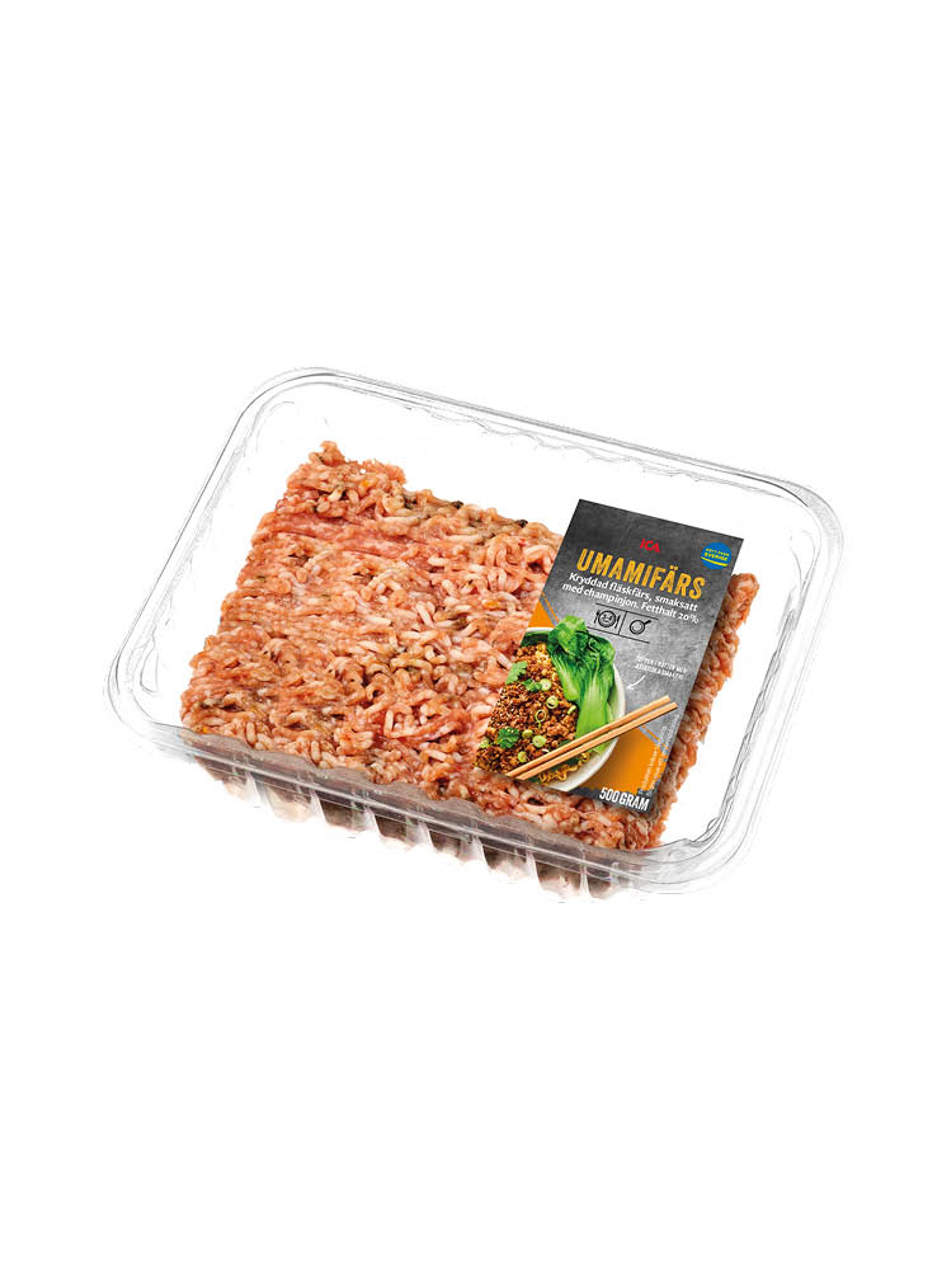 Produktbild som visar Umamifärs av fläsk och champinjon från ICA