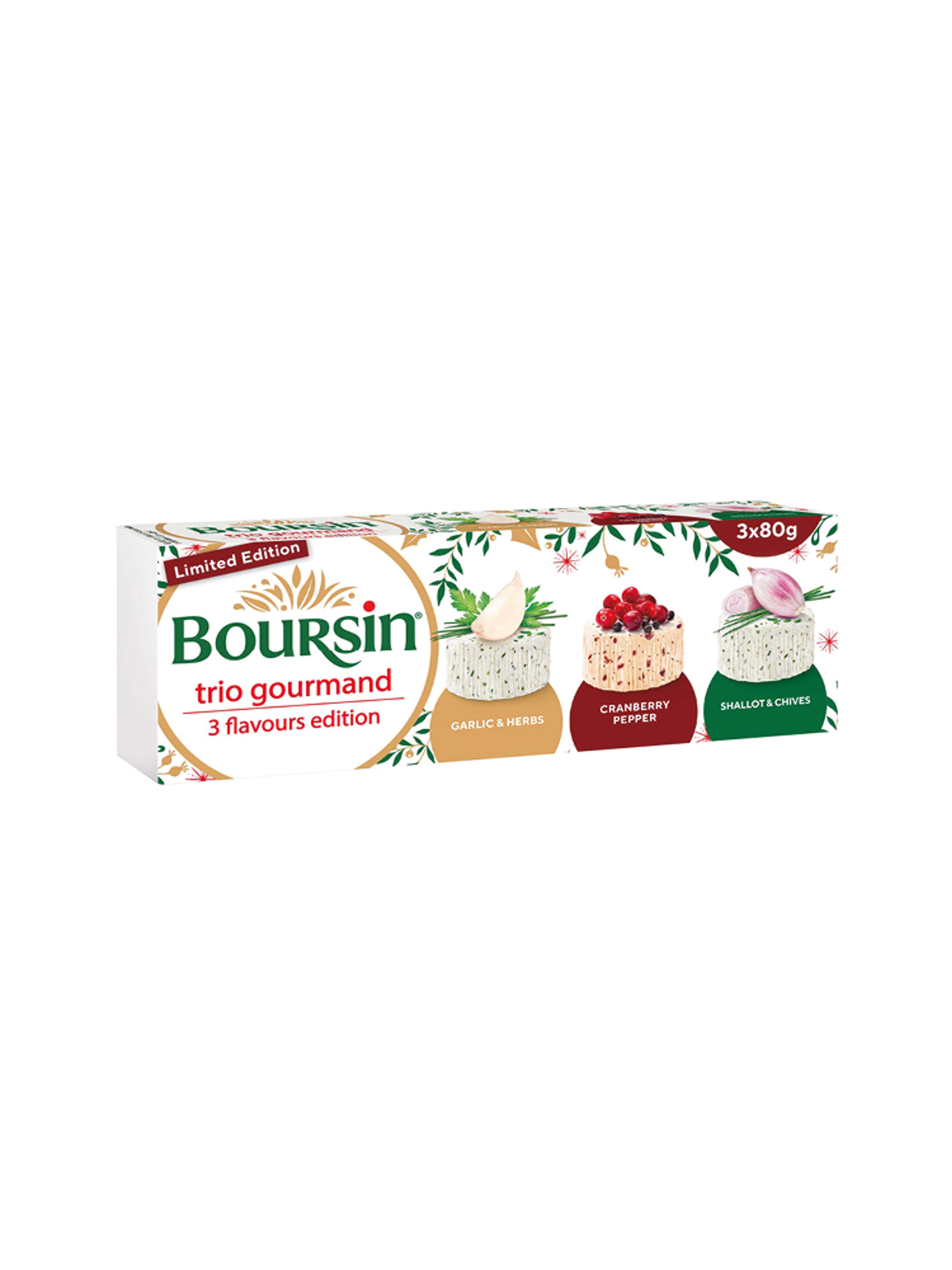 Produktbild som visar Boursin Trio Limited Edition från Boursin
