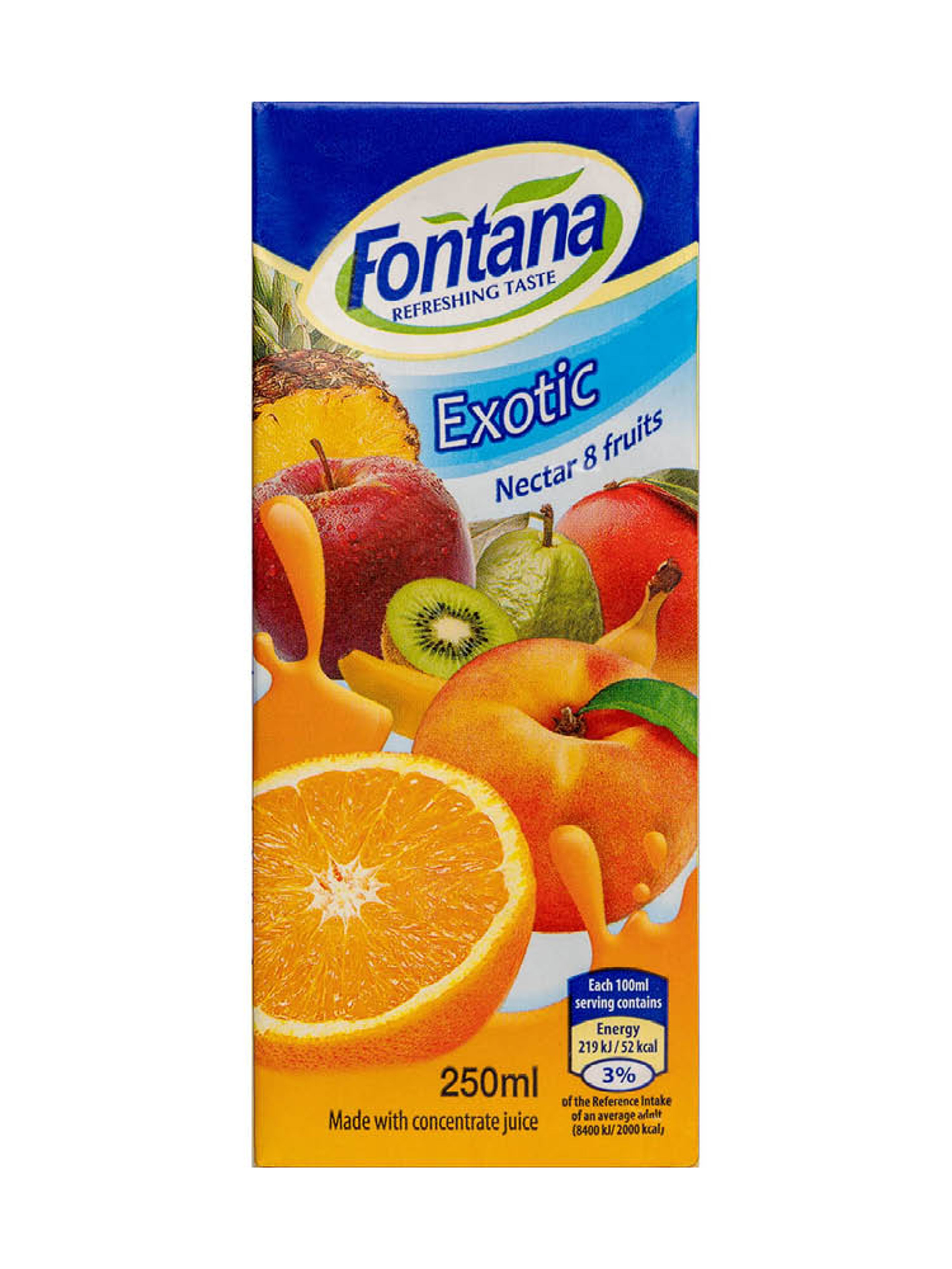 Produktbild som visar Småjuice Exotic från Fontana