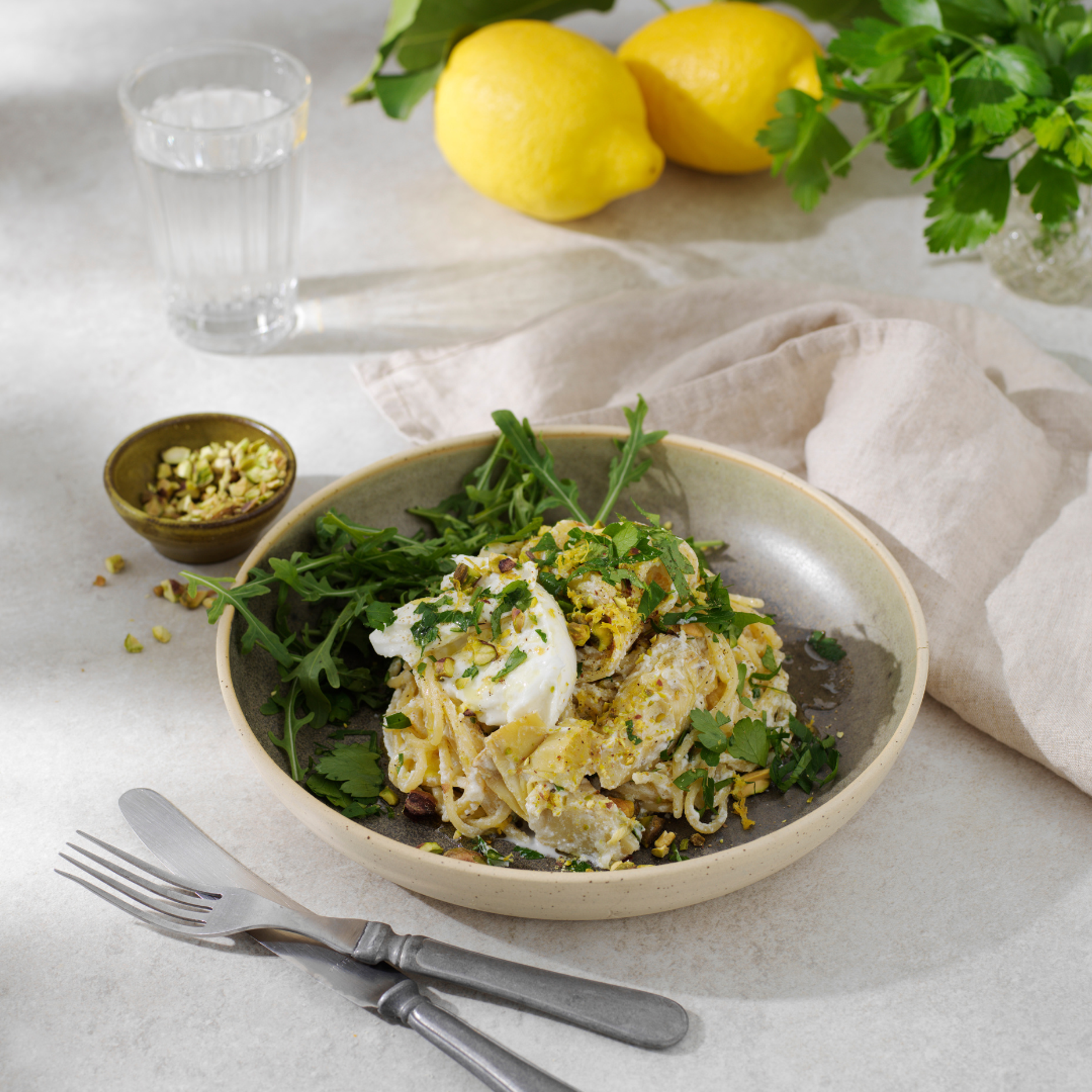 Glutenfri citronpasta från Zeta