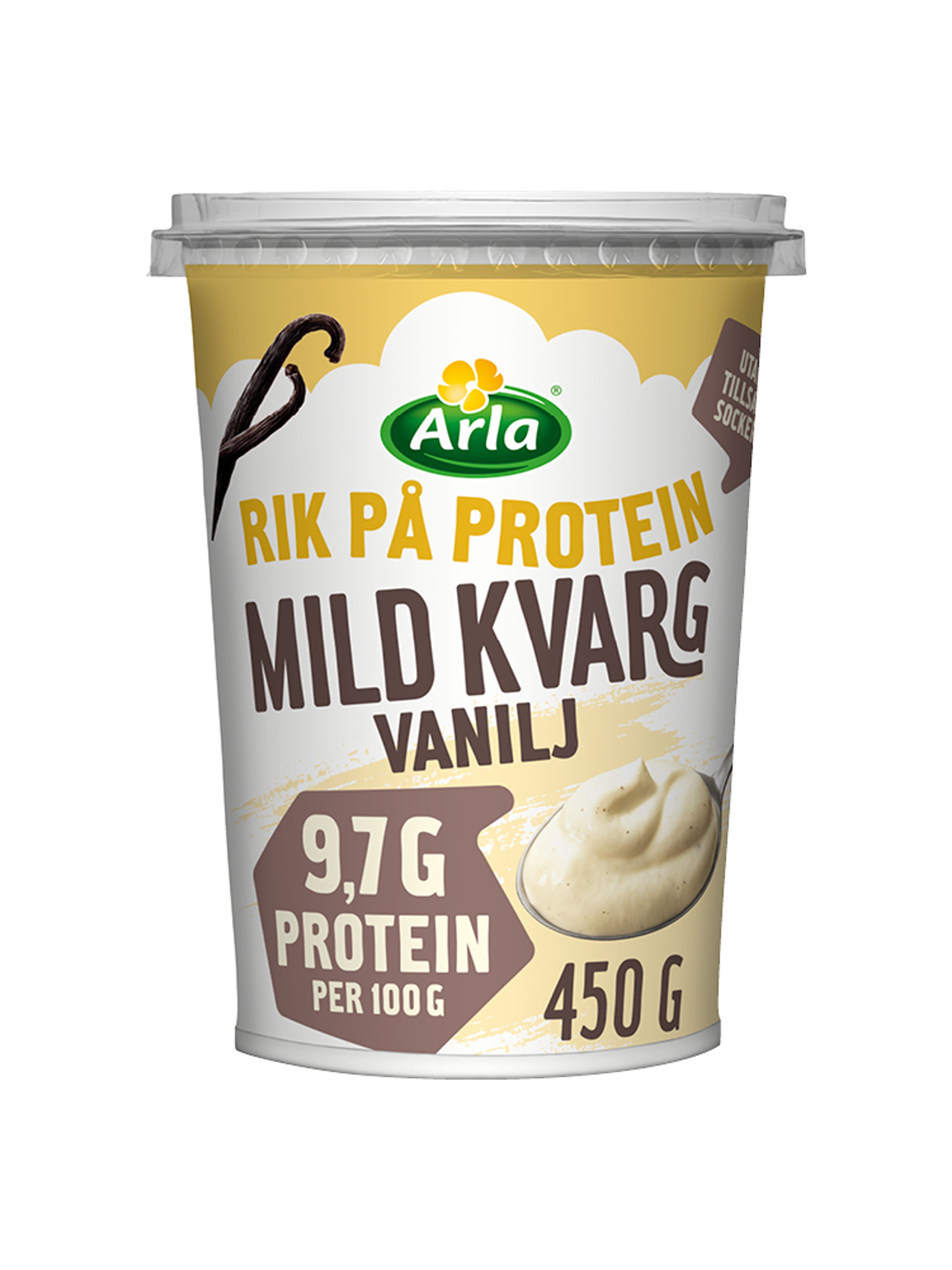 Produktbild som visar Mild kvarg vanilj 0.2% från Arla®