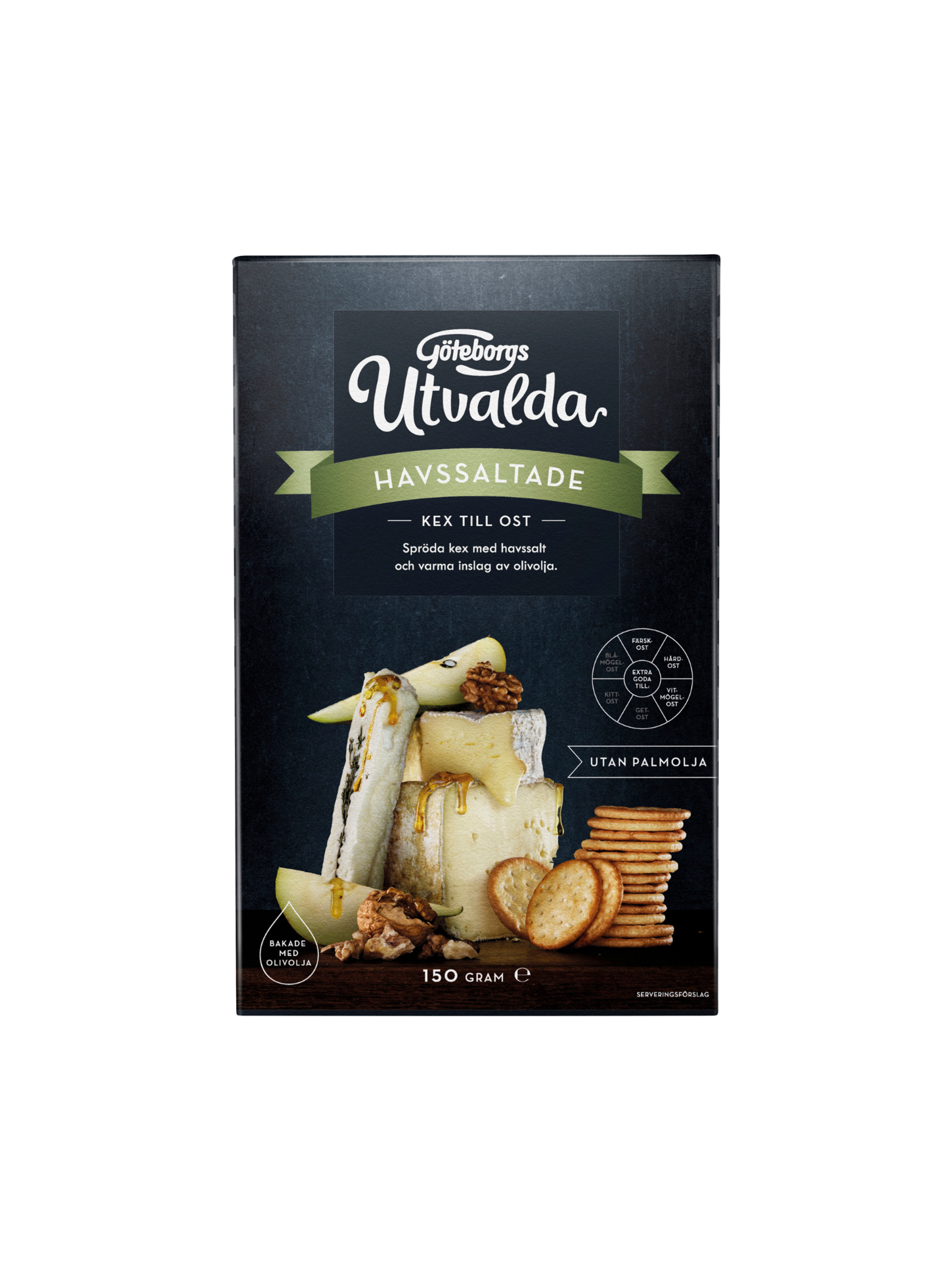 Produktbild som visar Havssaltade Kex från Göteborgs Utvalda