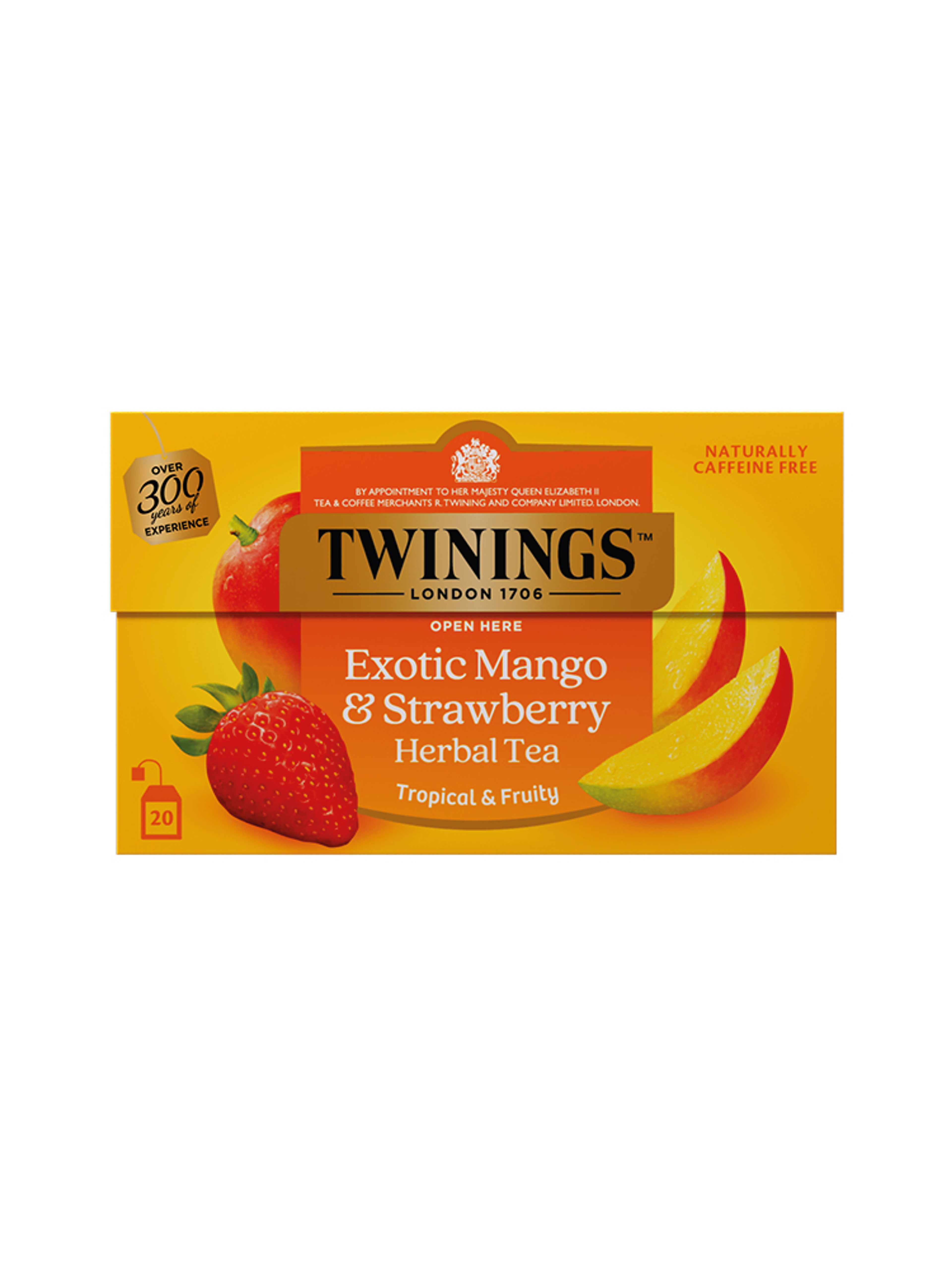Produktbild som visar Mango & Strawberry Herbal från Twinings