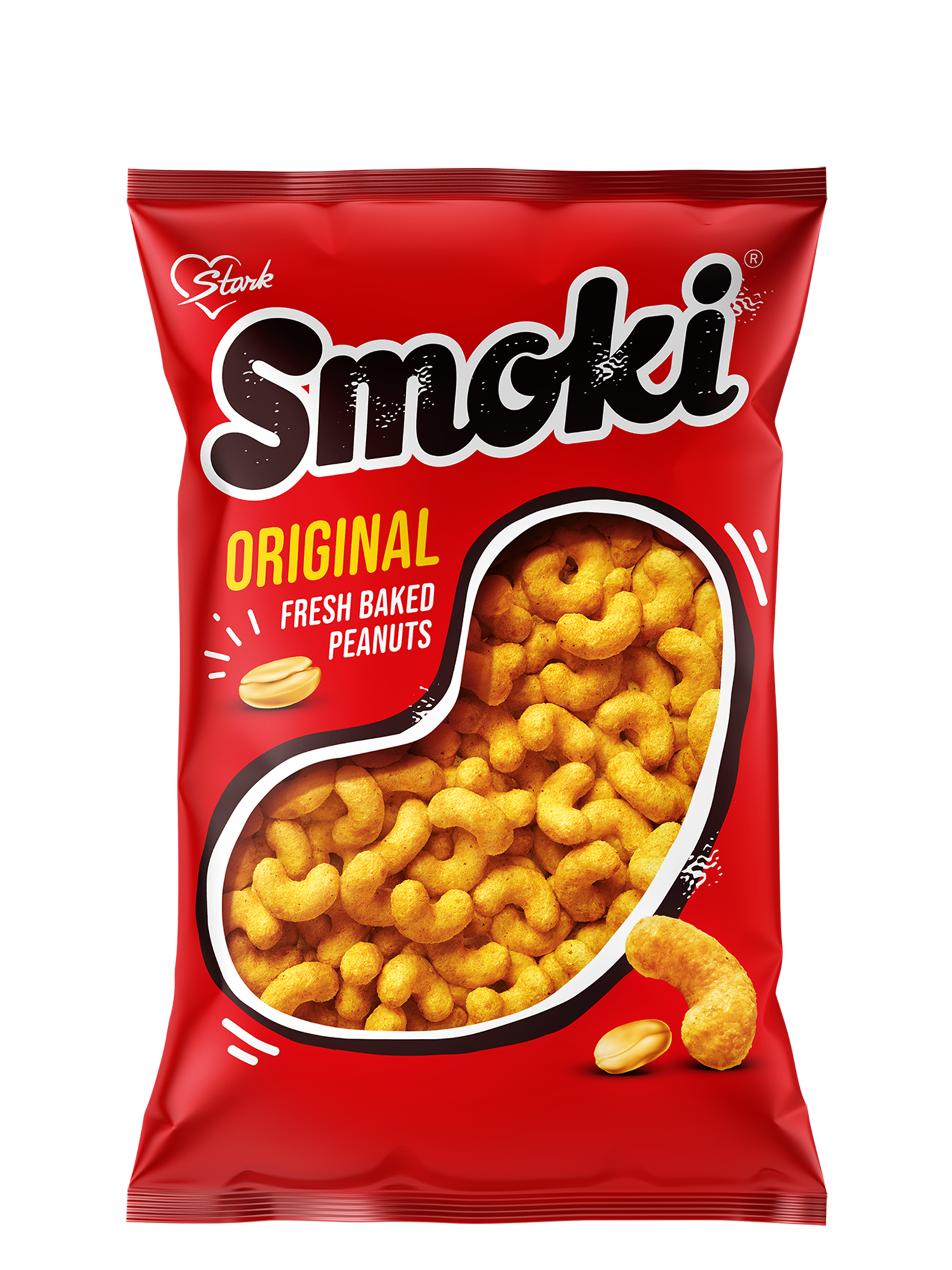 Produktbild som visar Smoki Original Jordnötsbågar från Smoki