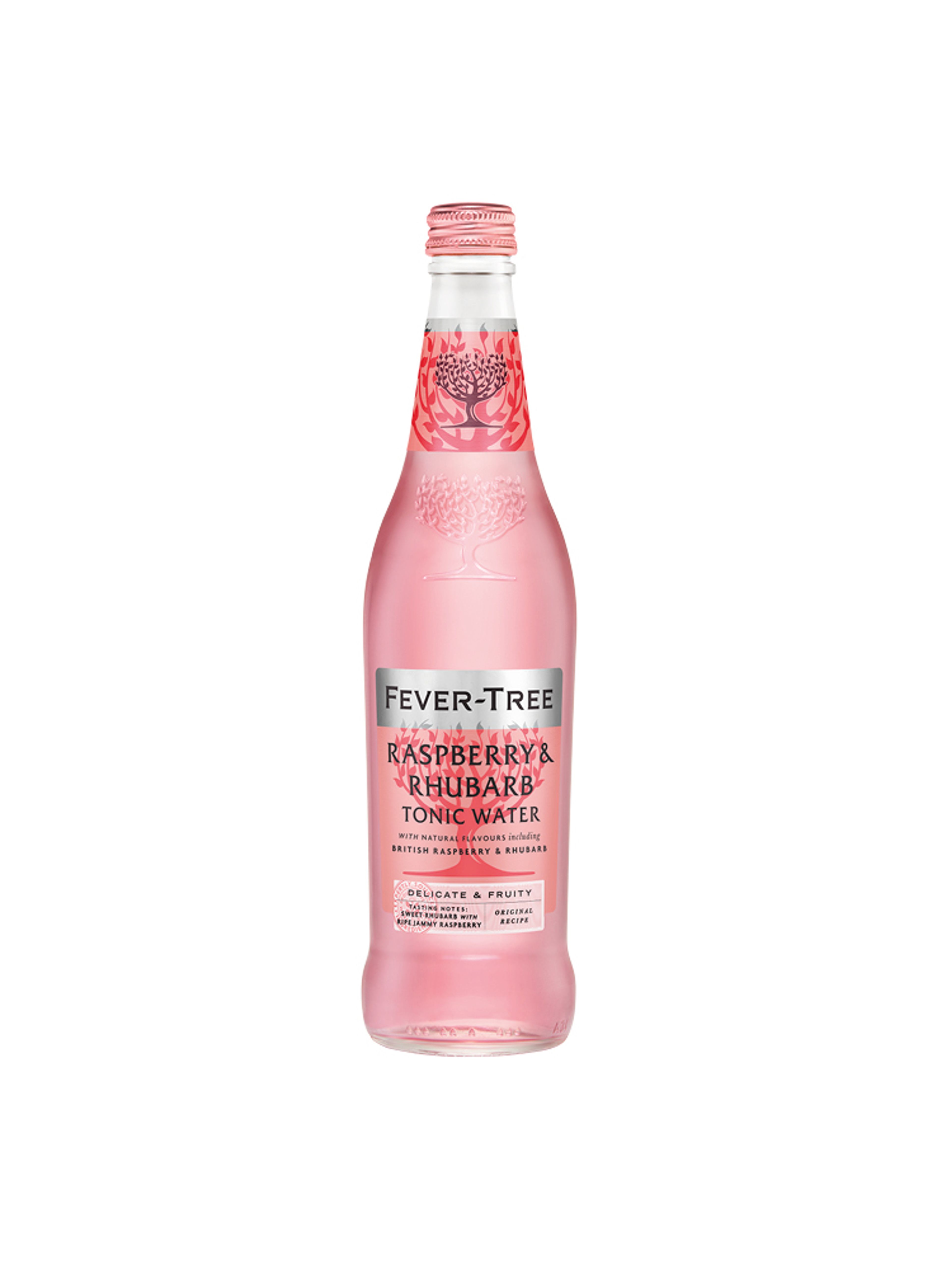 Produktbild som visar Raspberry & Rhubarb Tonic Water från Fever-Tree