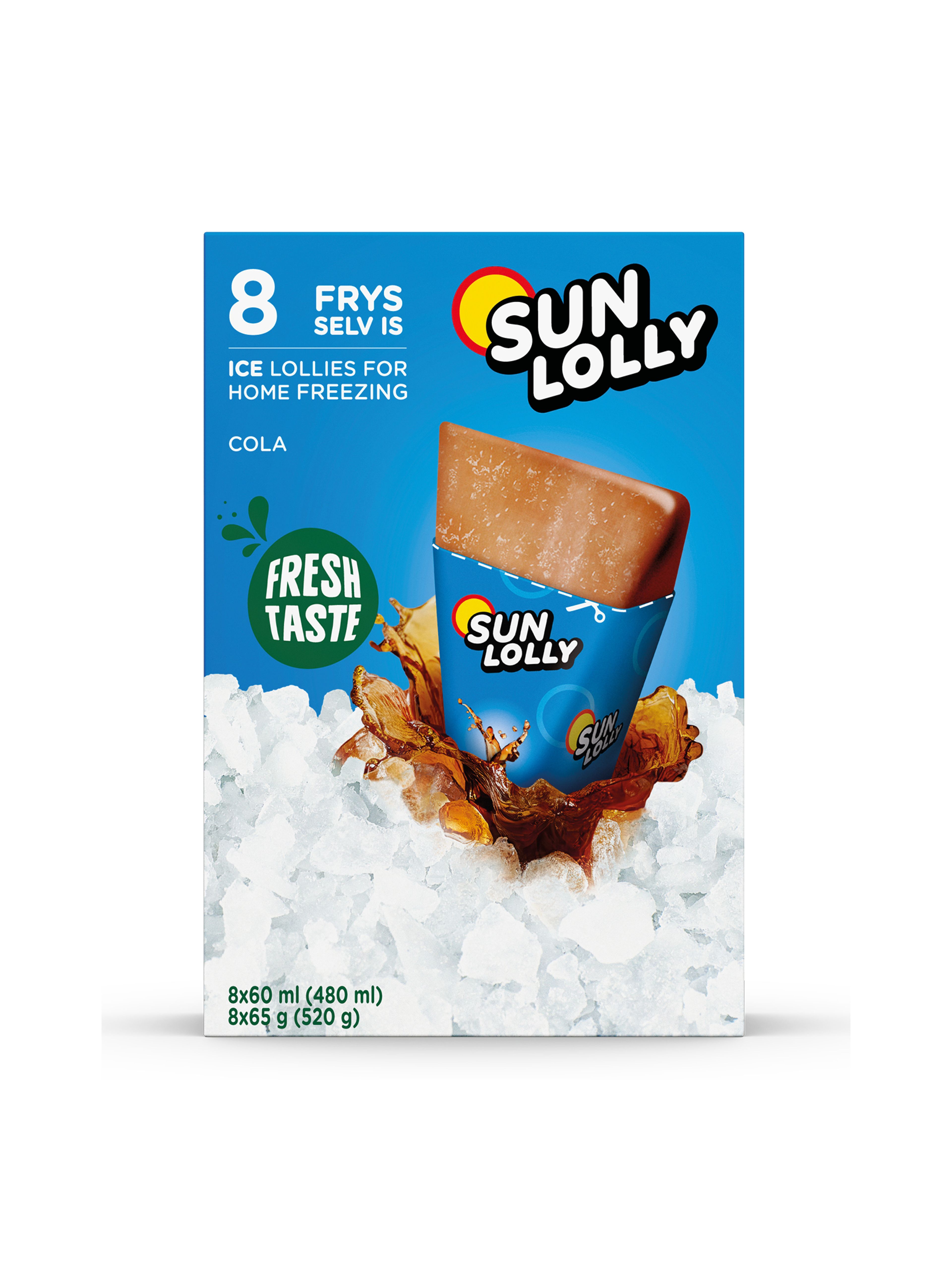 Produktbild som visar Sun Lolly Isglass Cola från Sun Lolly