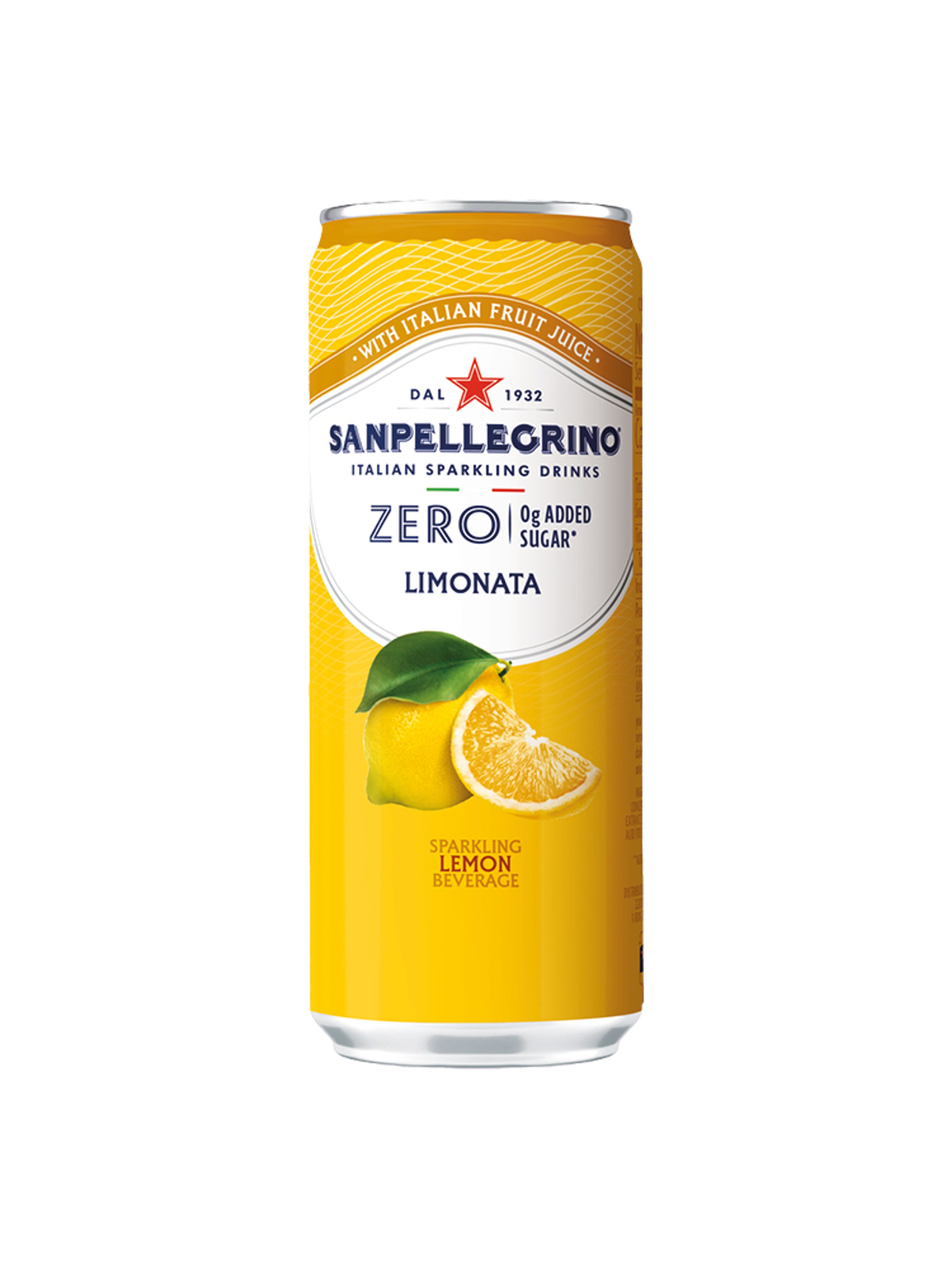 Produktbild som visar Sanpellegrino Zero Added Sugar Limonata från Sanpellegrino