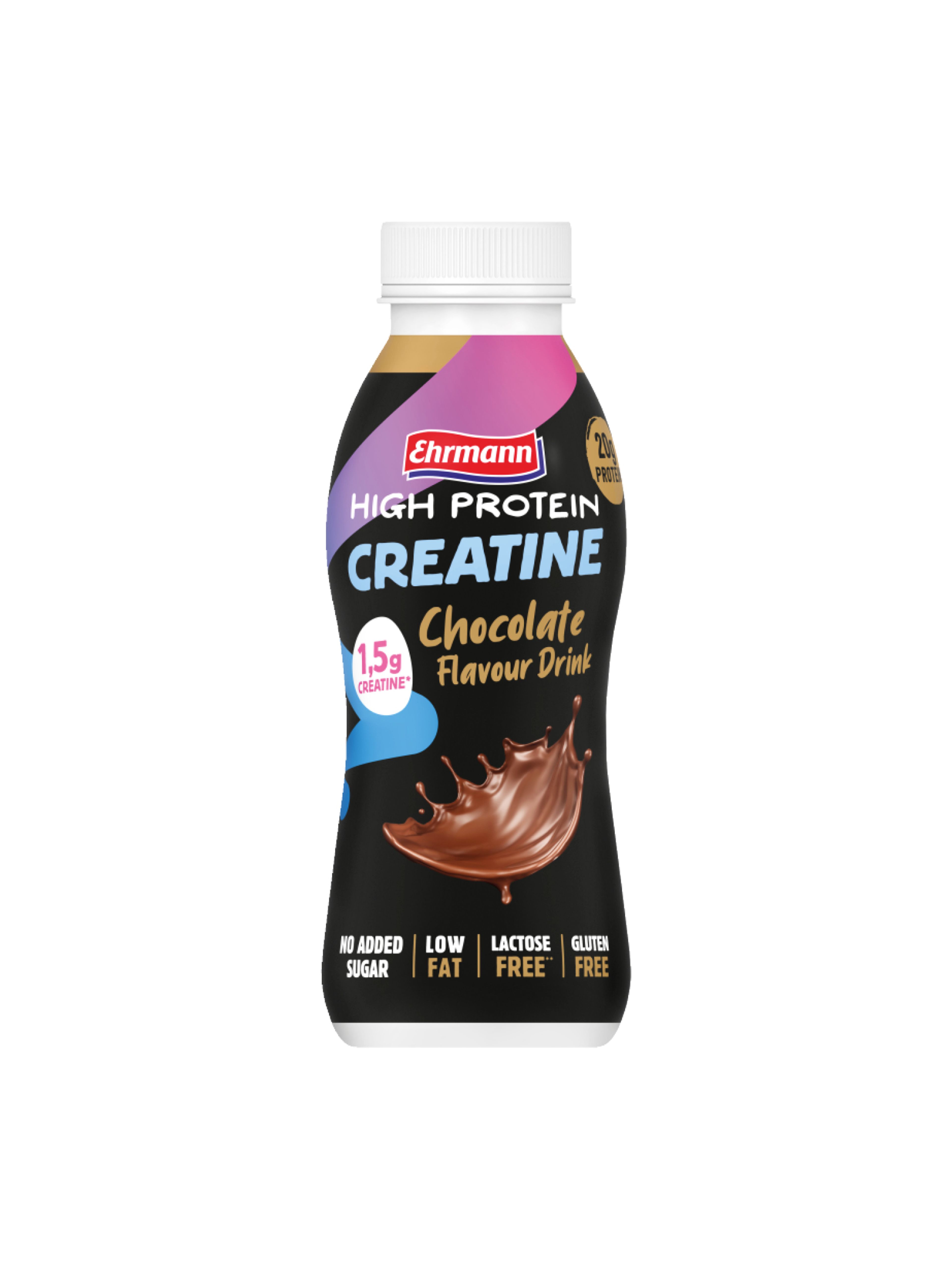 Produktbild som visar High Protein Creatine Drink Choklad från Ehrmann