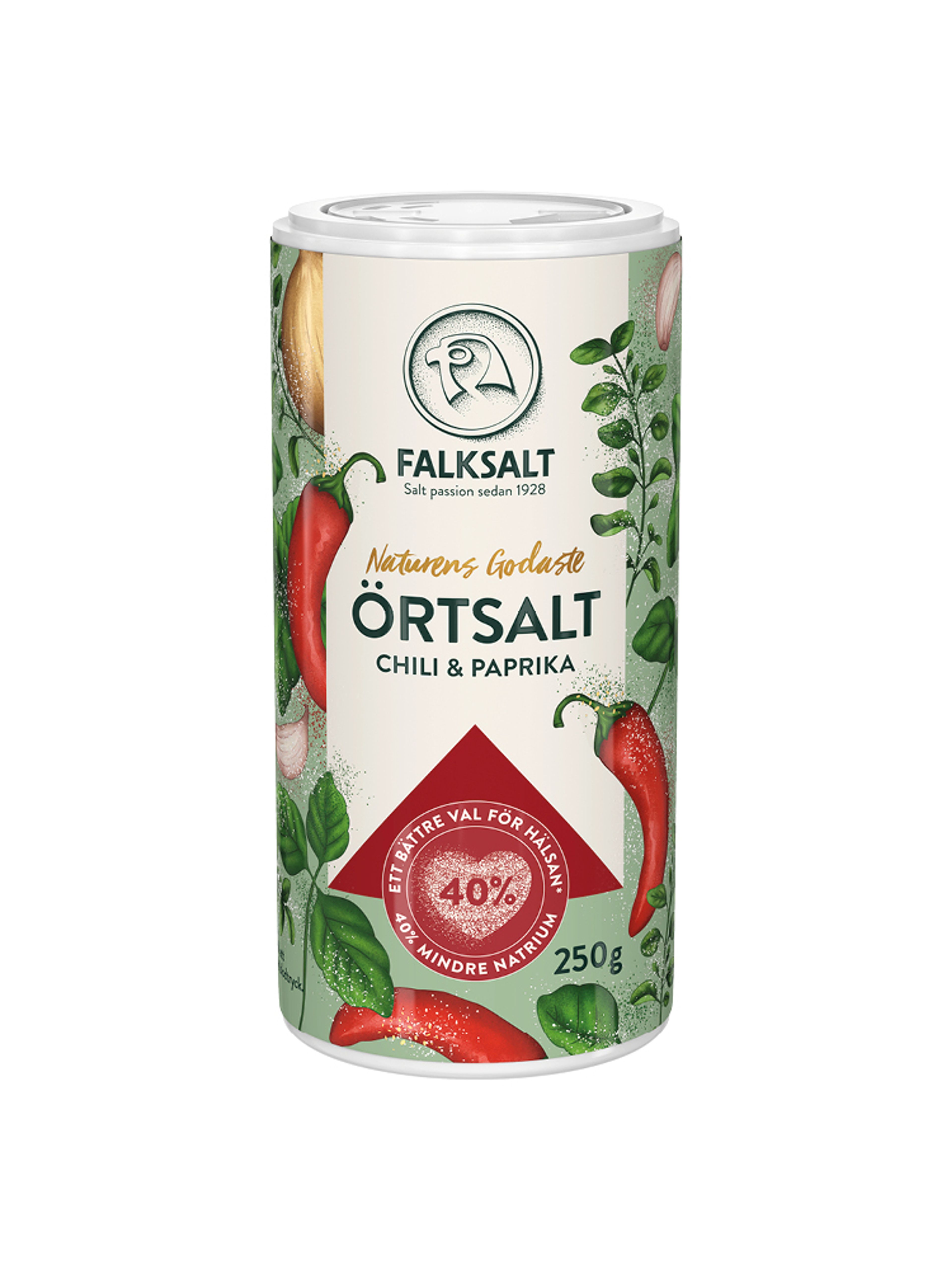 Produktbild som visar Örtsalt Chili & Paprika från Falksalt