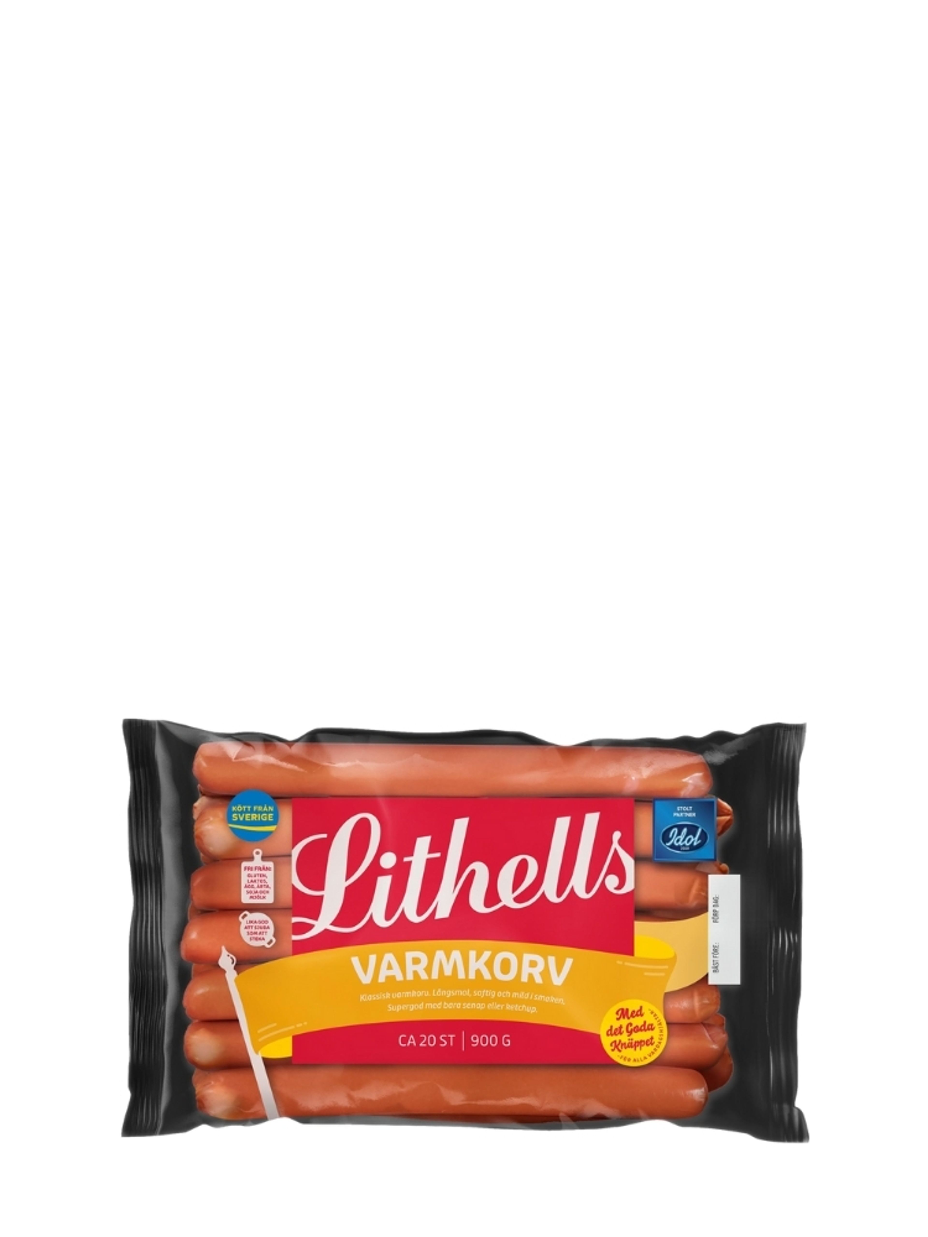 Produktbild som visar Varmkorv med Skinn från Lithells