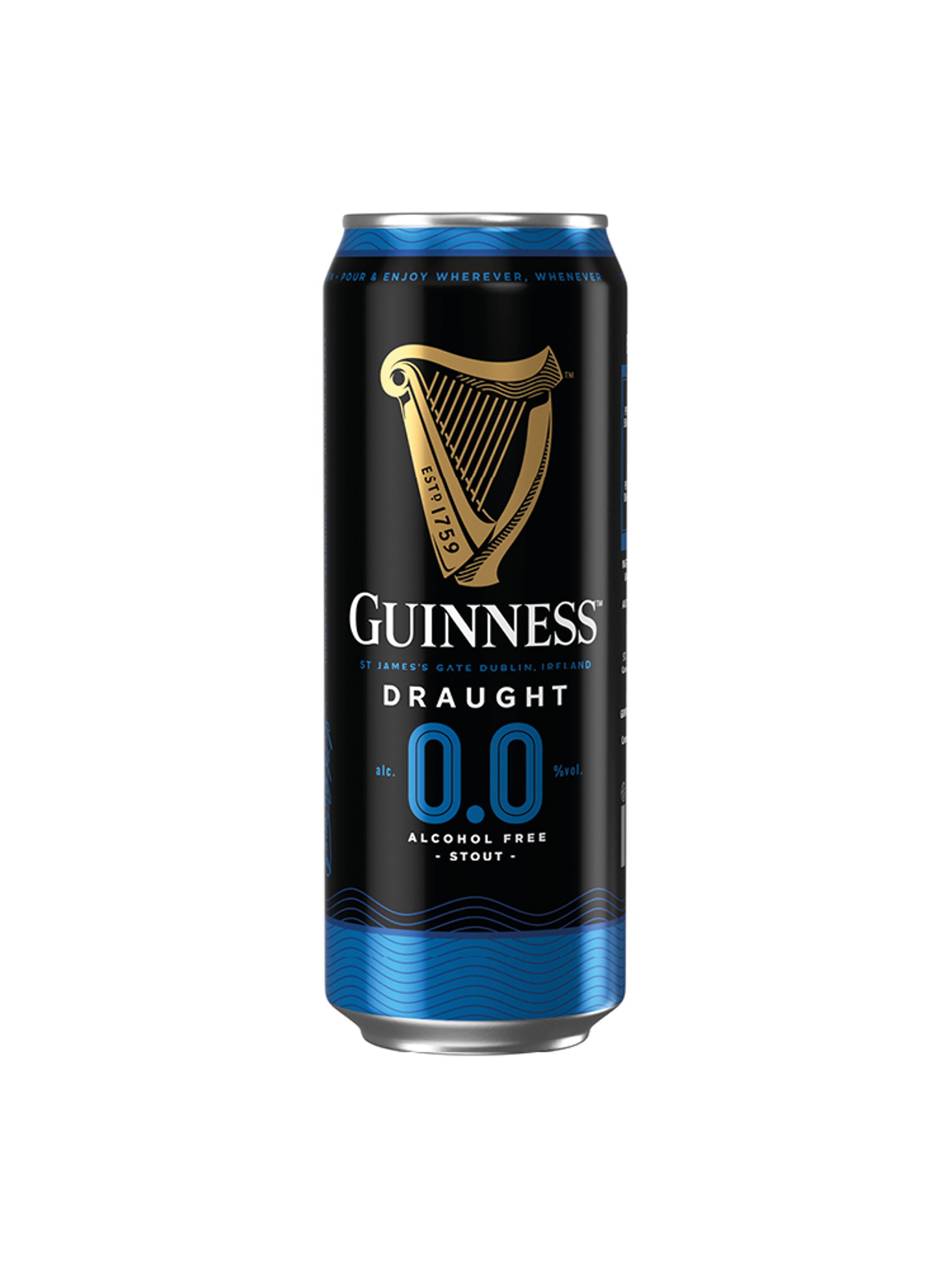 Produktbild som visar Guinness Draught alkoholfri från Guinness