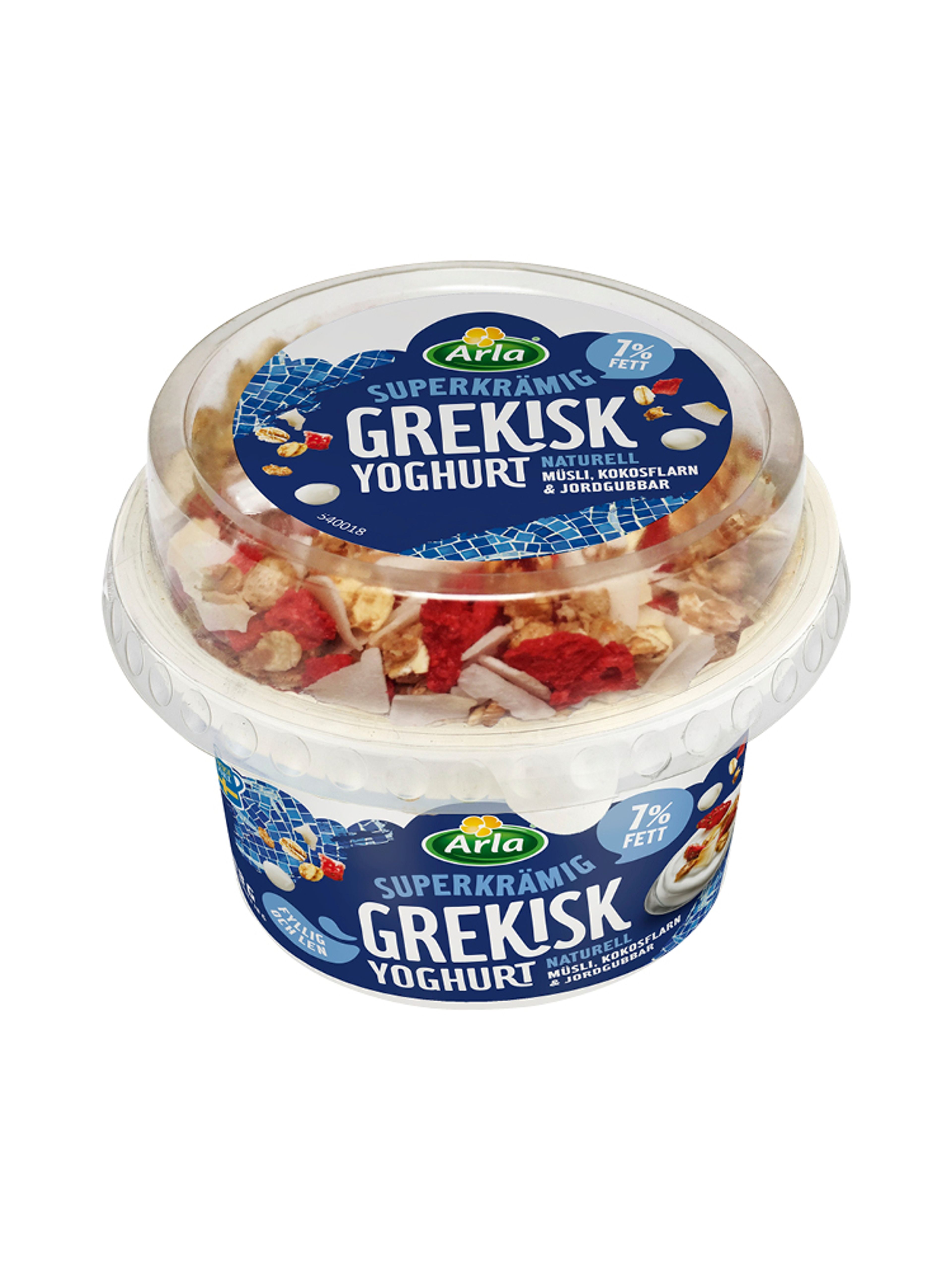 Produktbild som visar Grekisk yoghurt med müsli från Arla Ko®