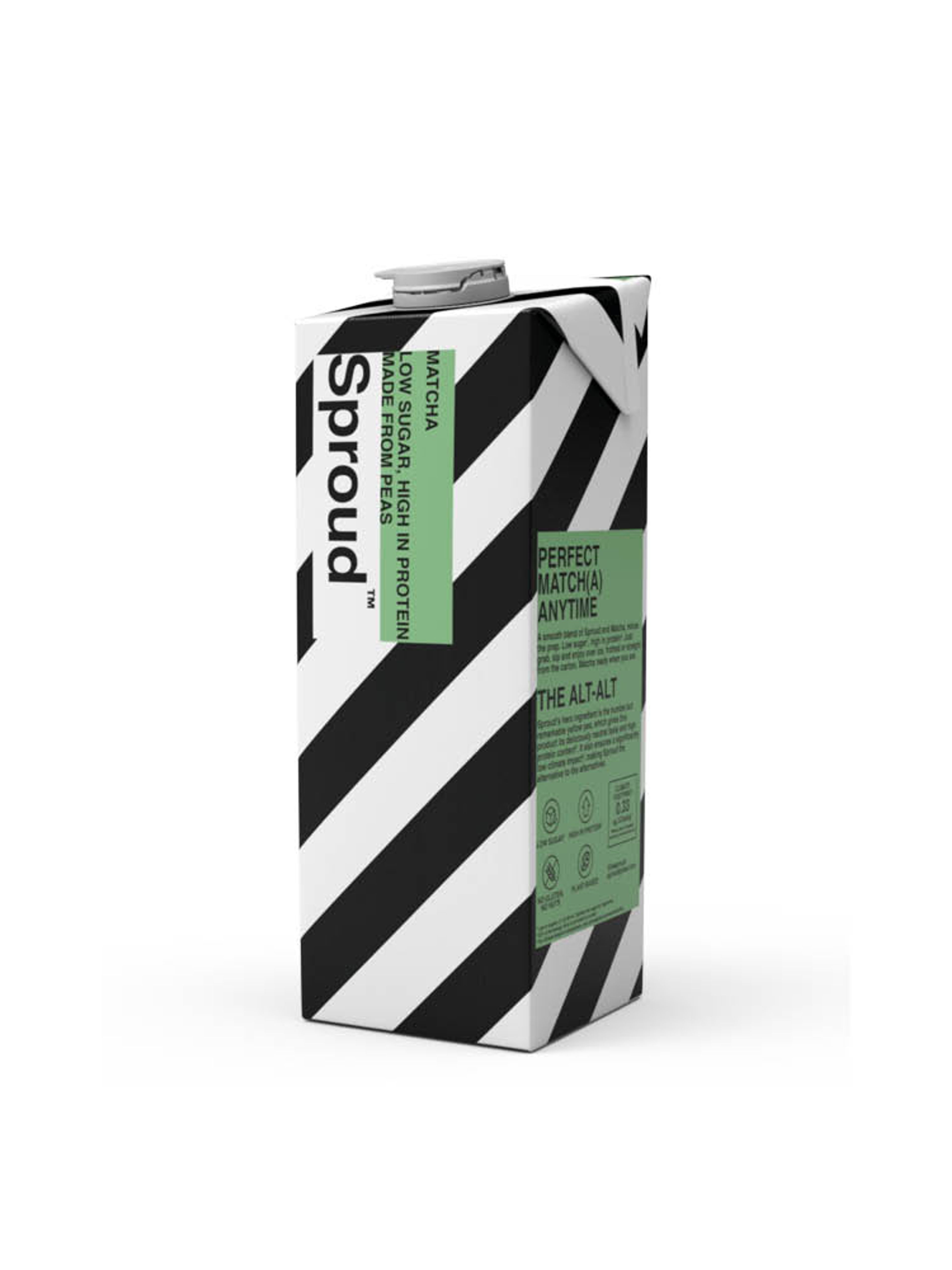 Produktbild som visar Ärtdryck Matcha från Sproud