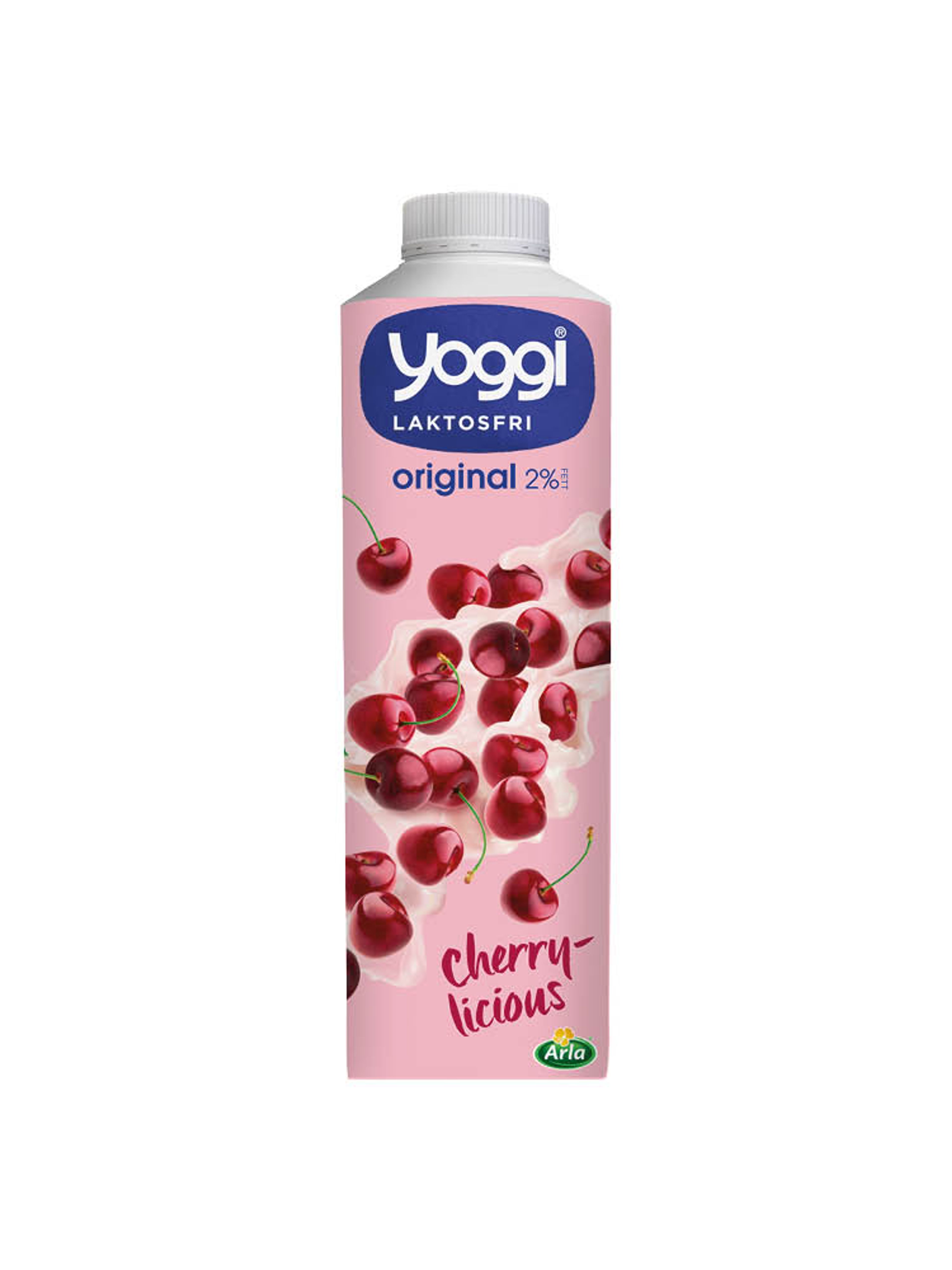 Produktbild som visar Yoggi original laktosfri Körsbär från Yoggi