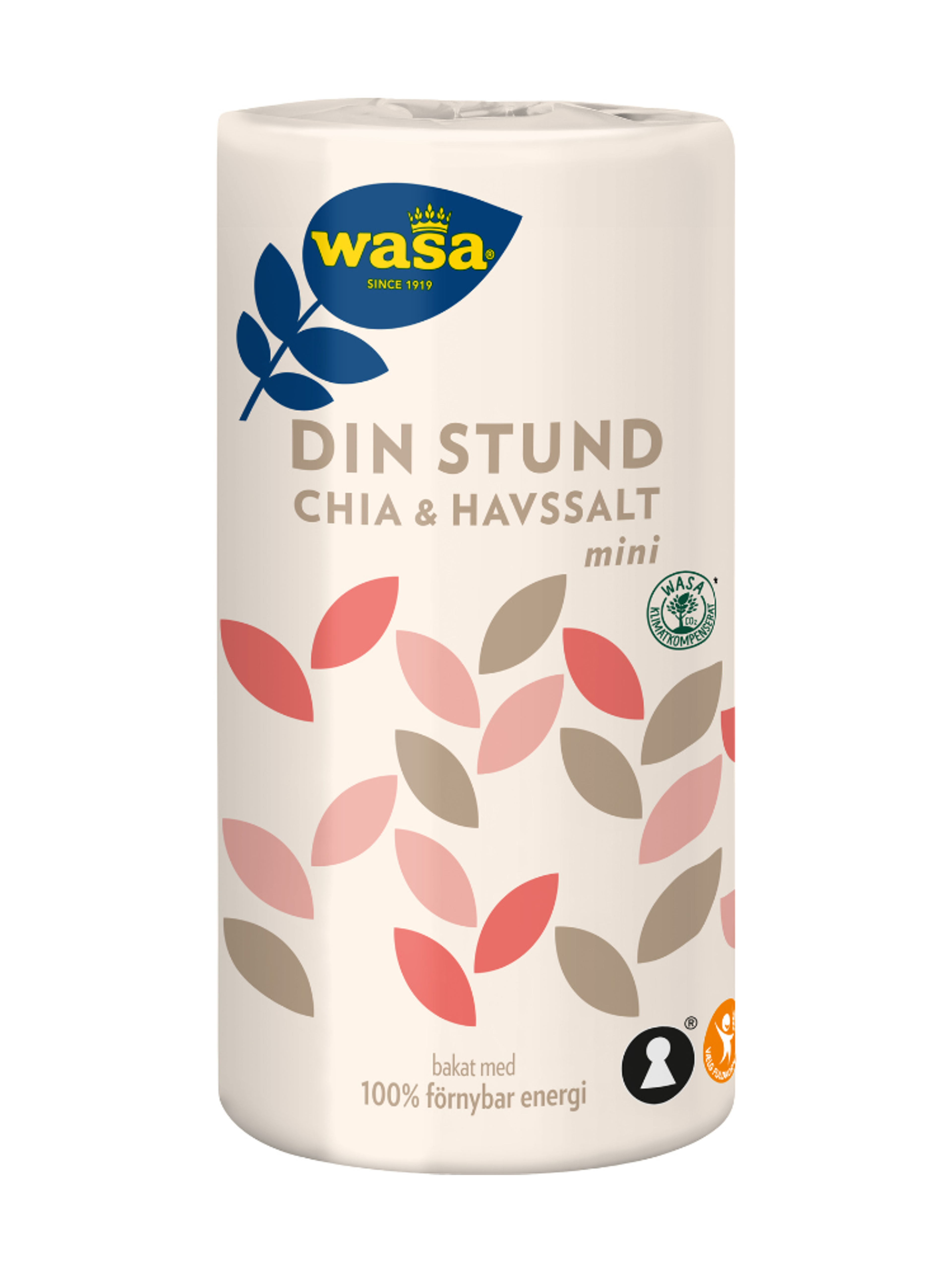 Produktbild som visar Din Stund Mini Chia & Havssalt från Wasa