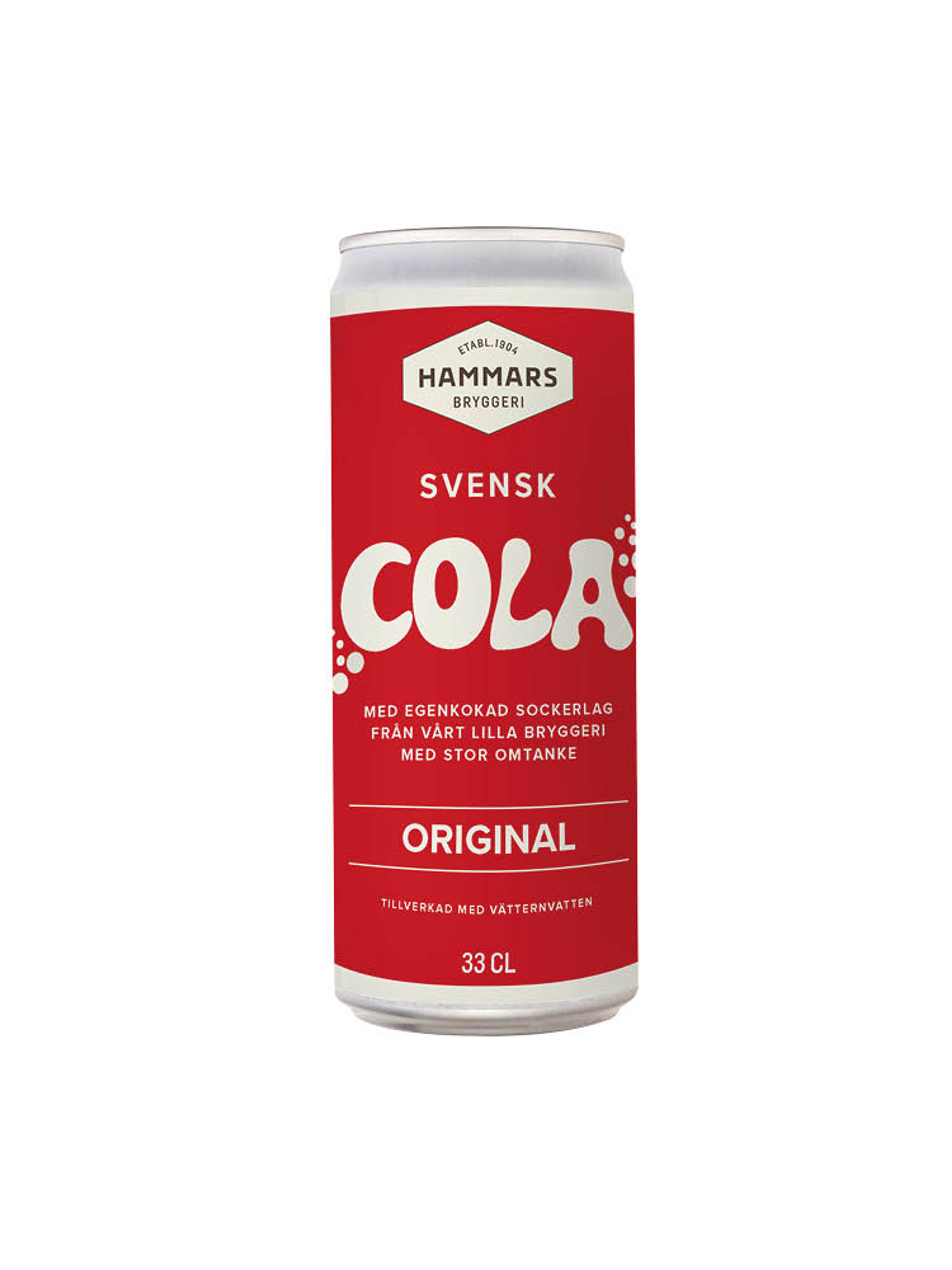 Produktbild som visar Svensk Cola från Hammars Bryggeri