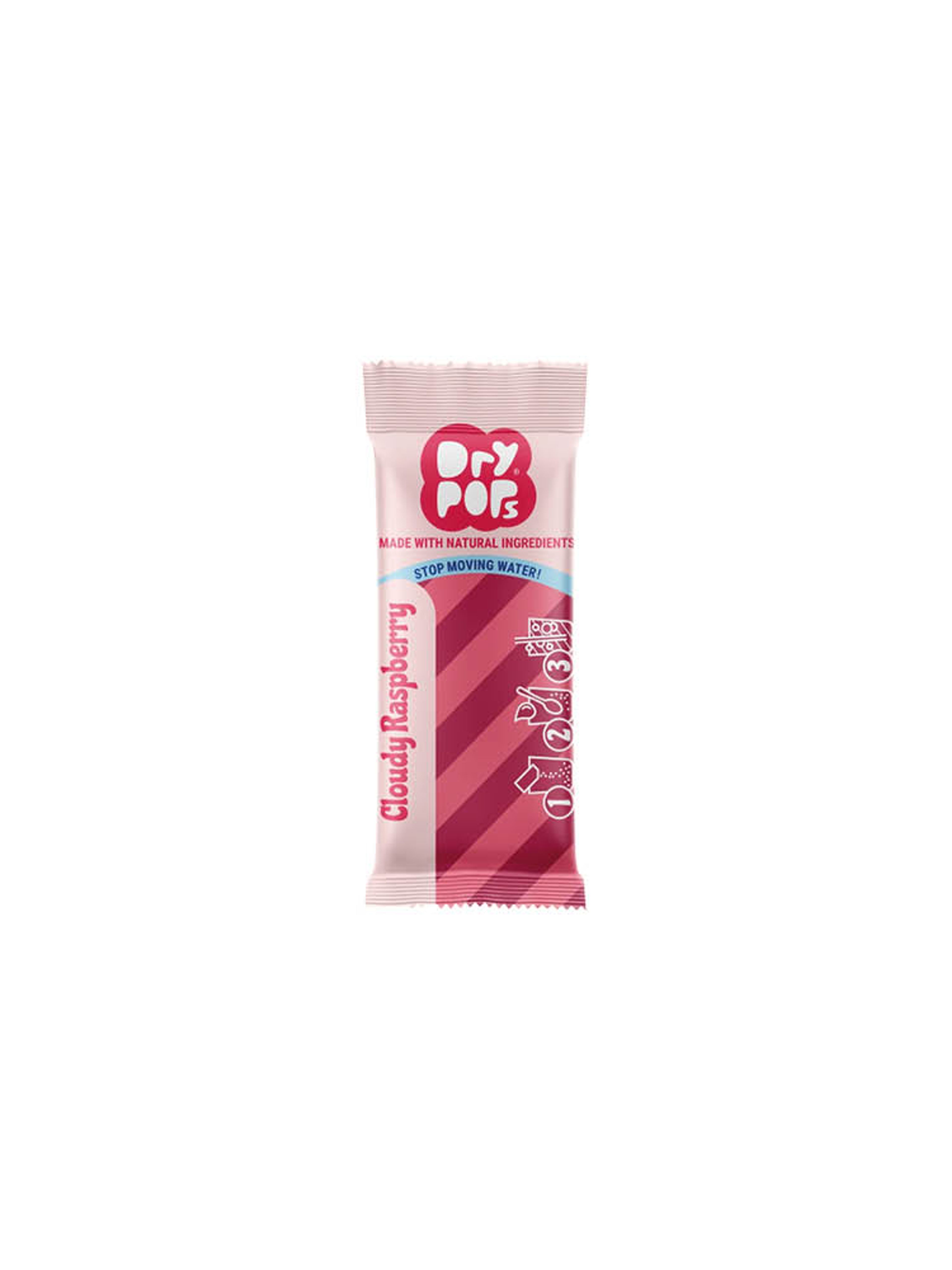 Produktbild som visar Dryckpulver Cloudy Raspberry från DryPops