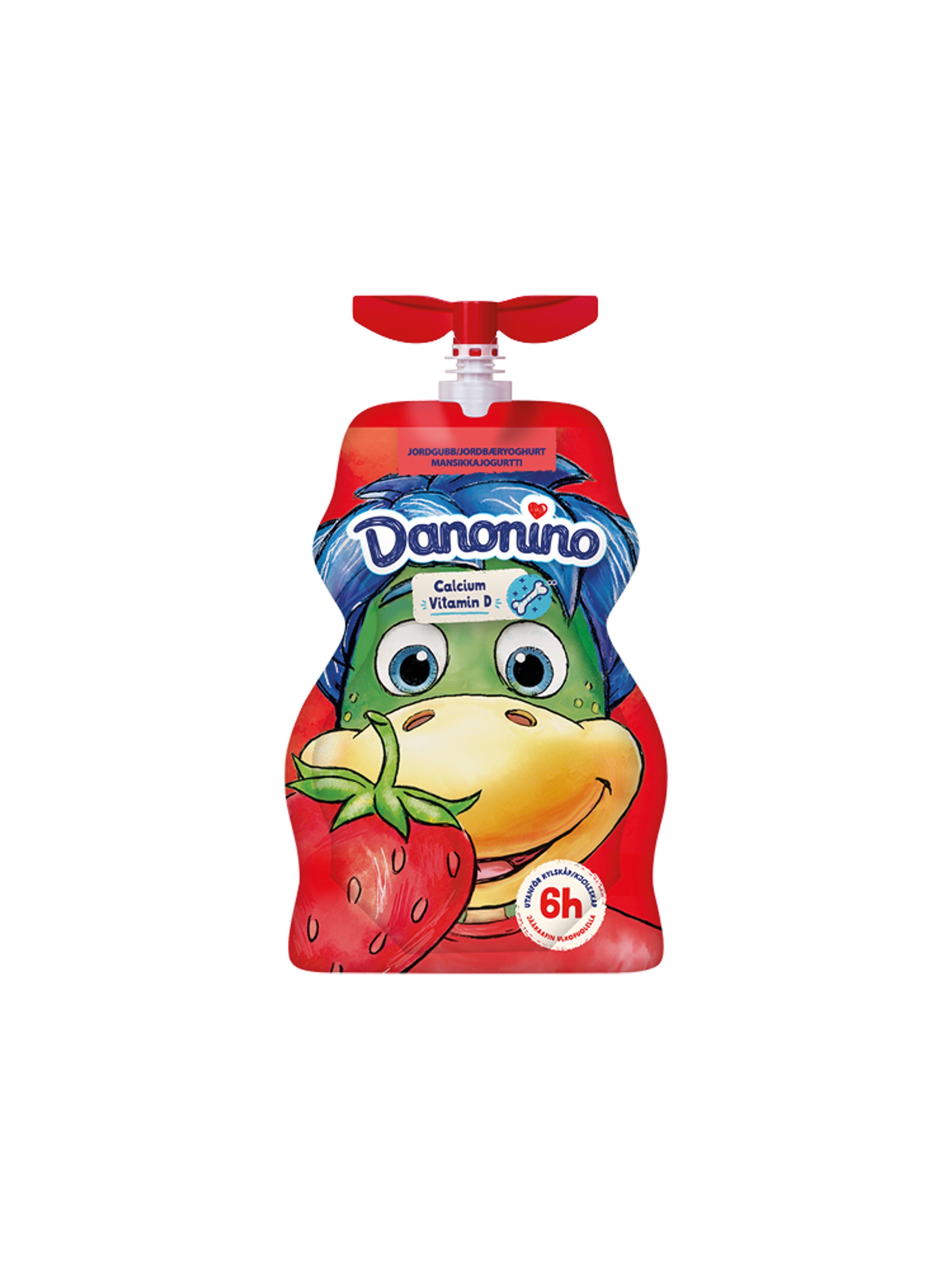 Produktbild som visar Yoghurt Jordgubb från Danonino