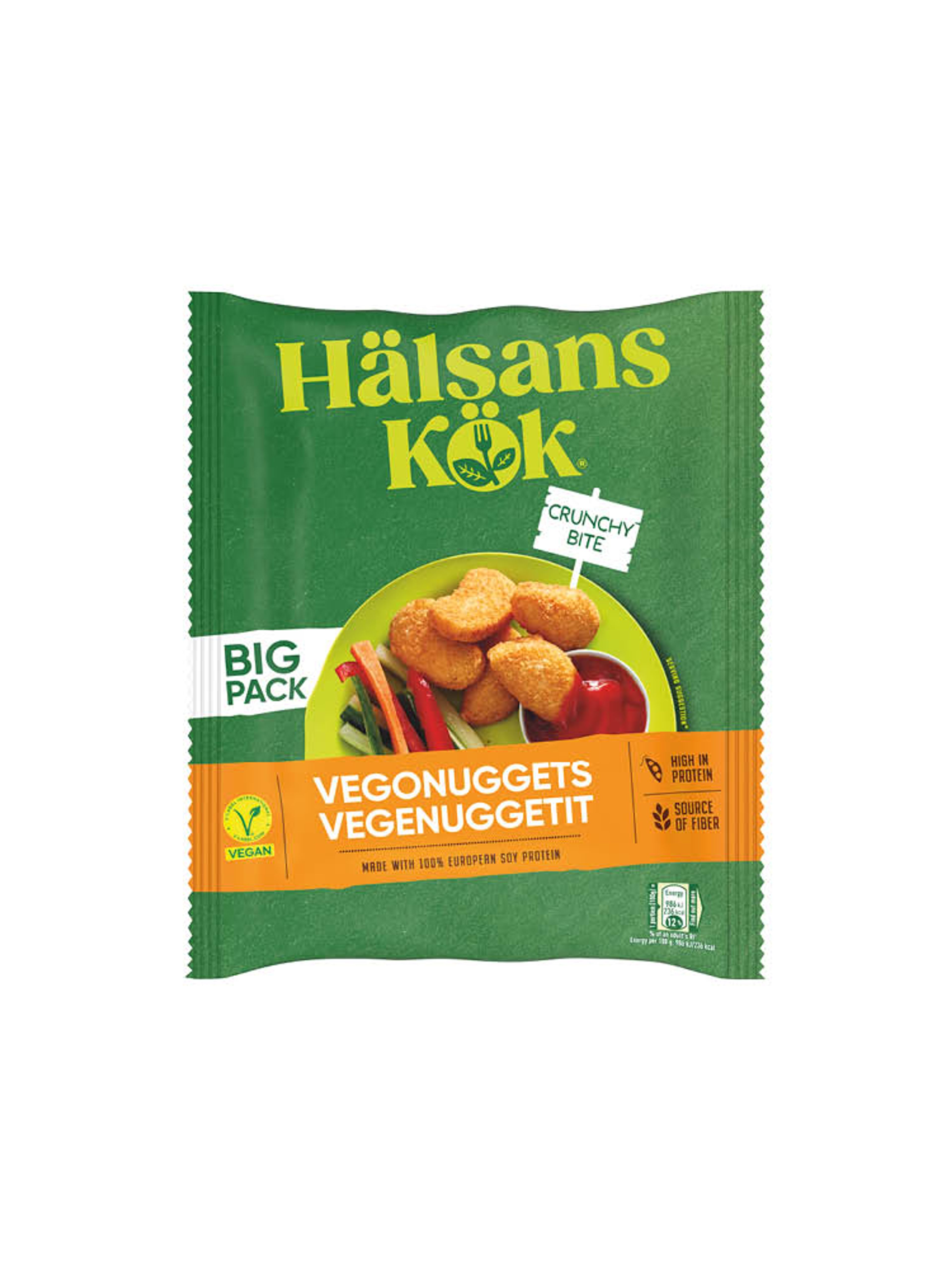 Produktbild som visar Vegonuggets från Hälsans Kök