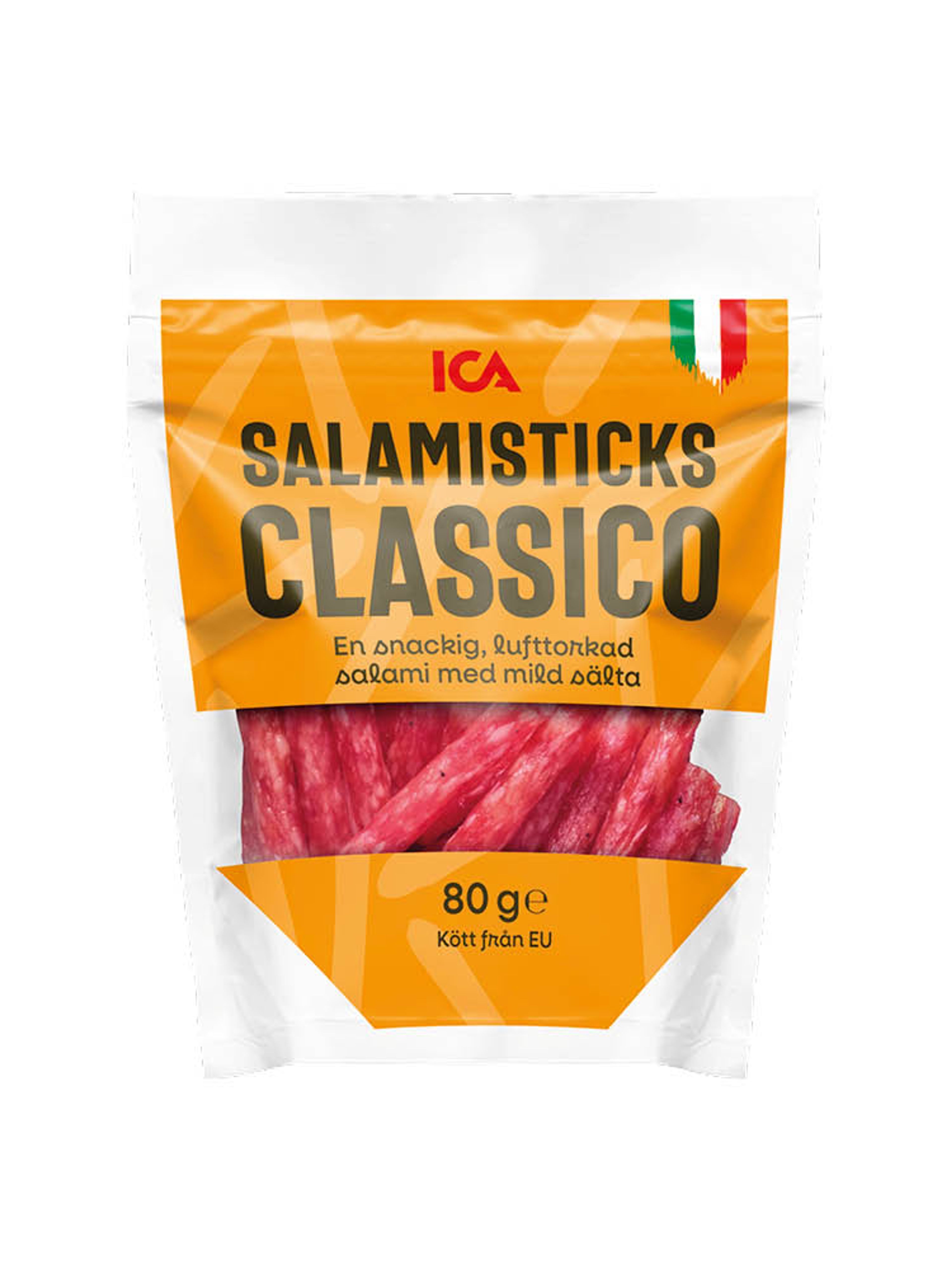 Produktbild som visar Salamisticks Classico från ICA