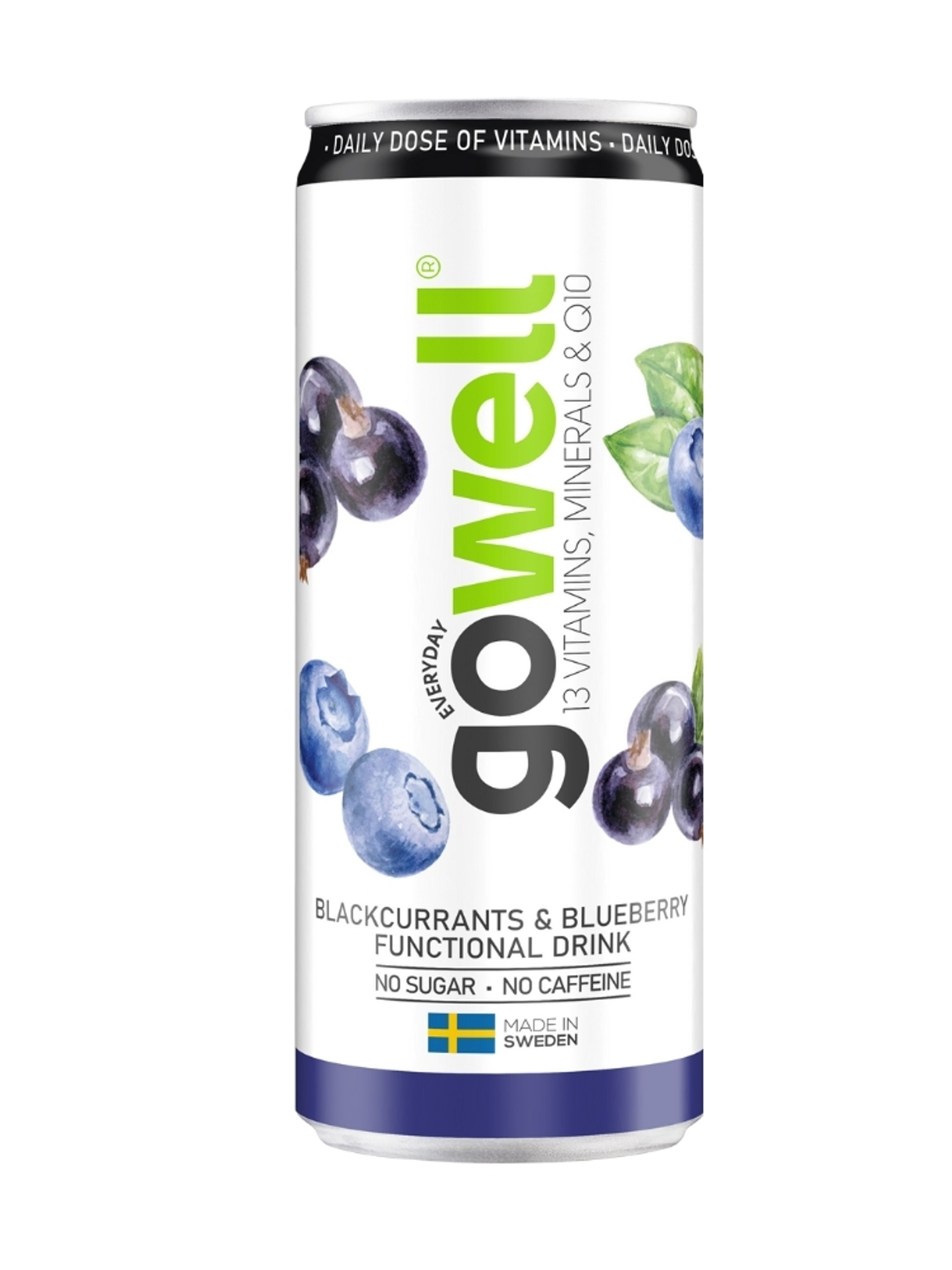Produktbild som visar Svarta Vinbär & Blåbär från Gowell