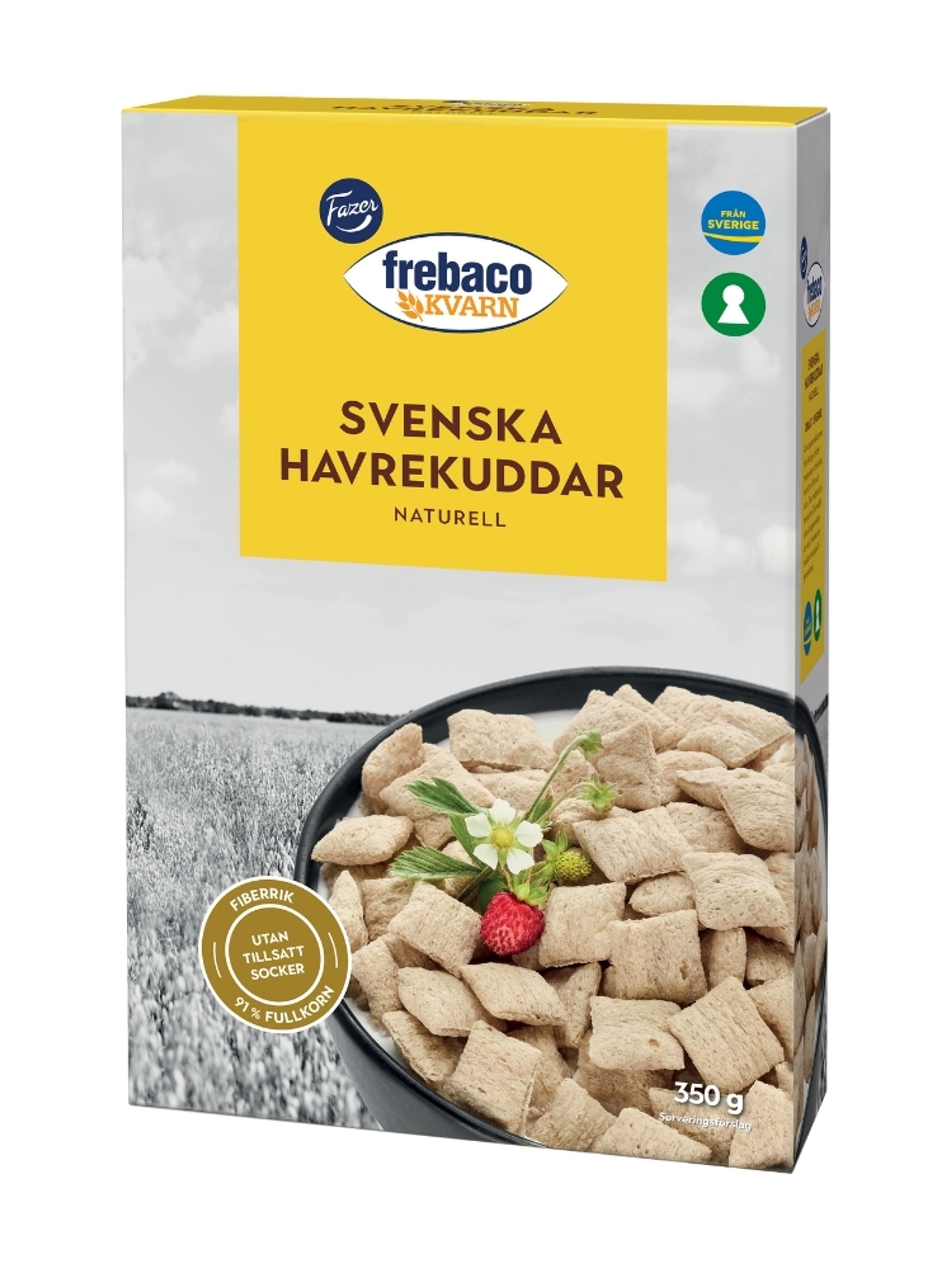 Produktbild som visar Svenska Havrekuddar Naturell från Frebaco Kvarn