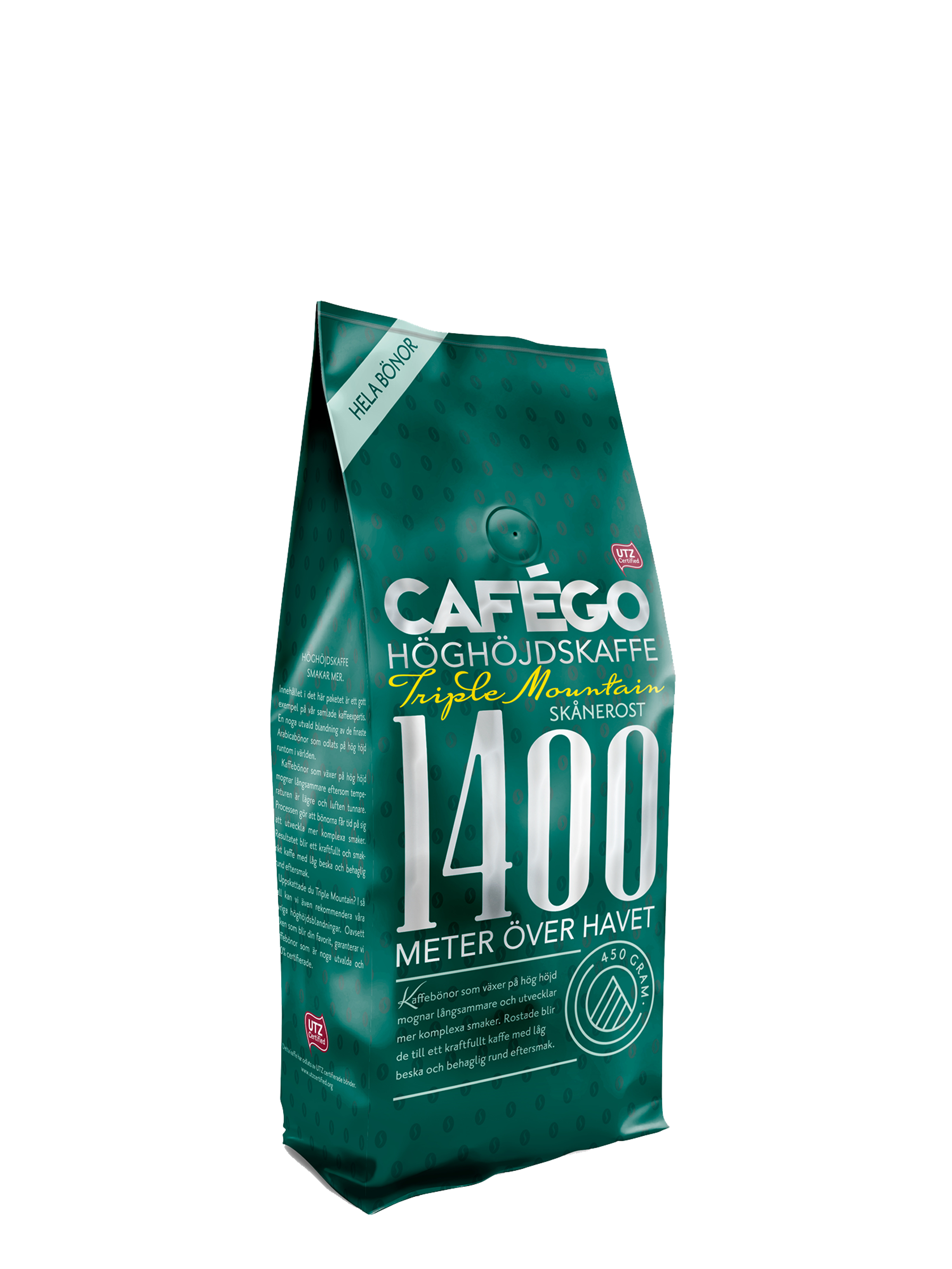 Produktbild som visar Kaffebönor Triple Mountain från Cafégo
