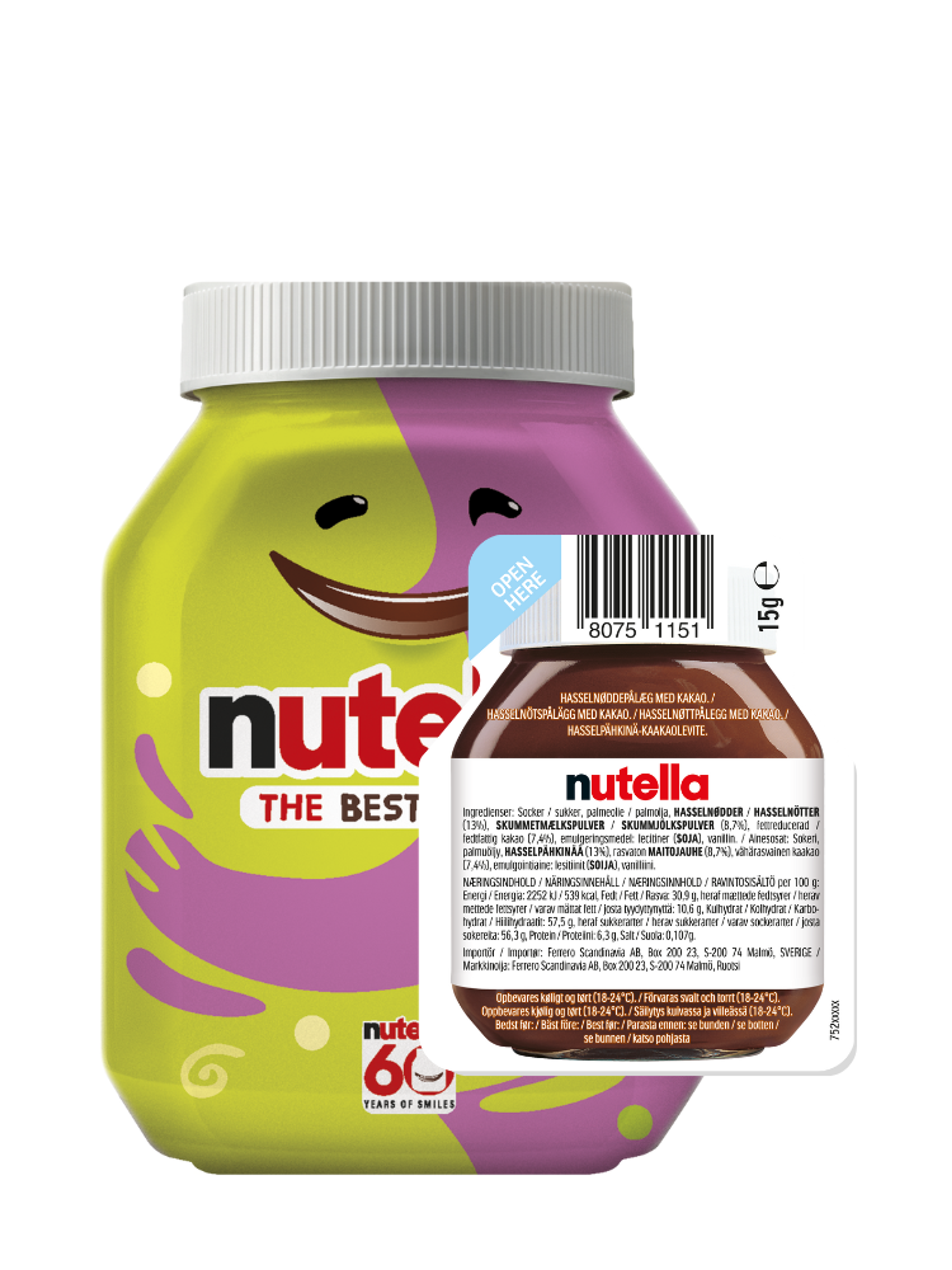 Produktbild som visar Nutella från Nutella