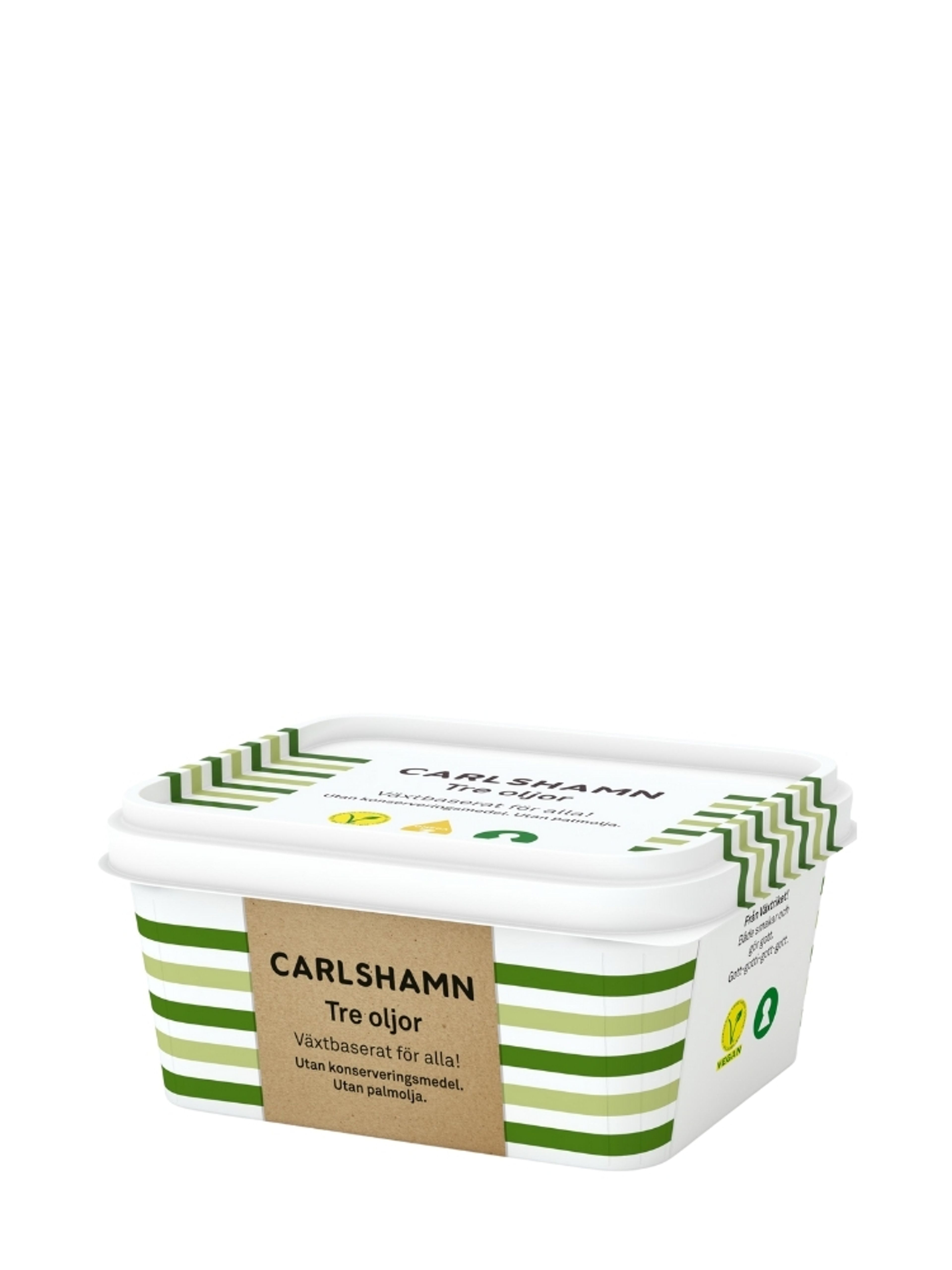 Produktbild som visar Margarin Tre oljor från Carlshamn