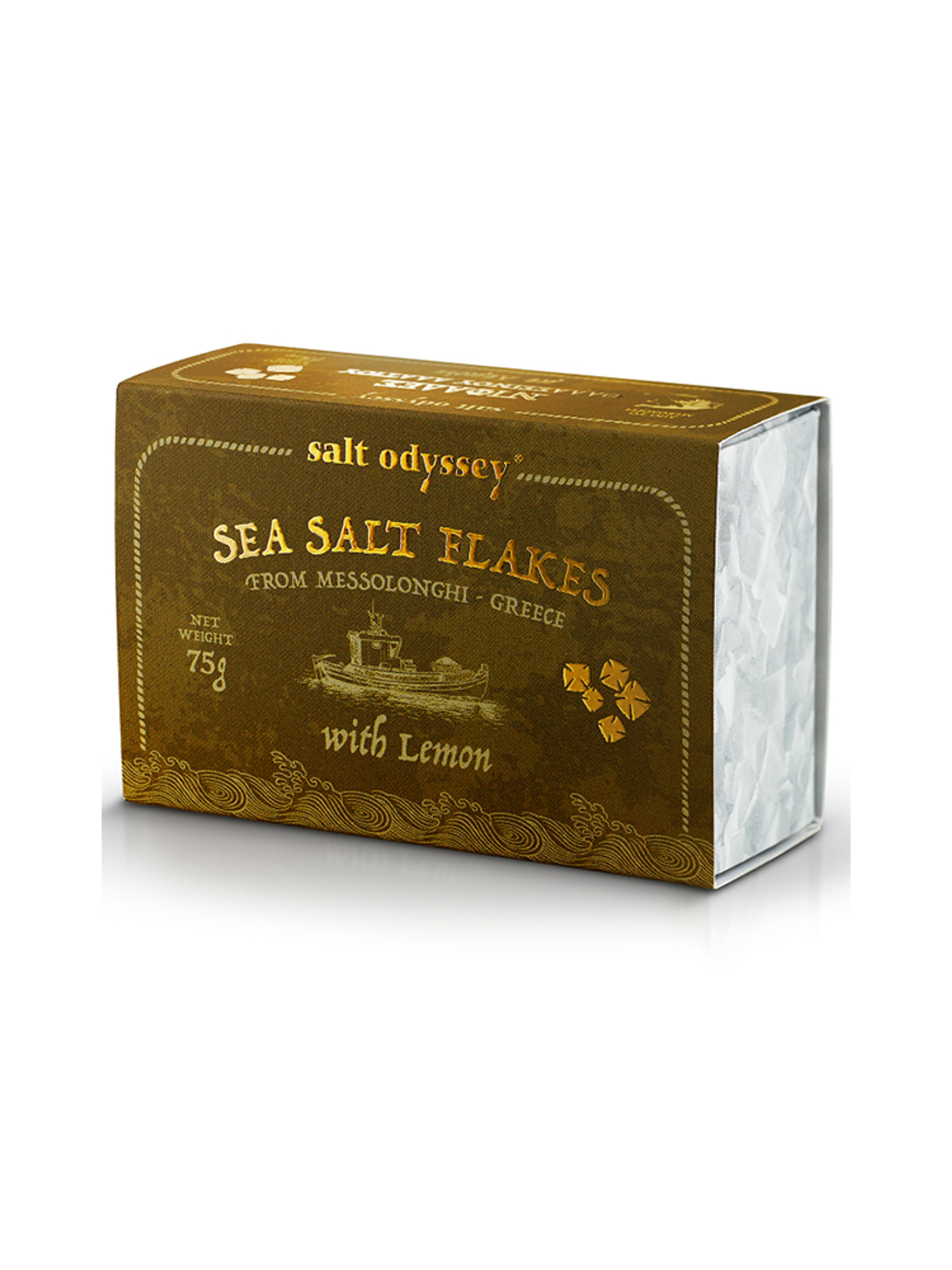 Produktbild som visar Flingsalt med citron från Salt Odyssey