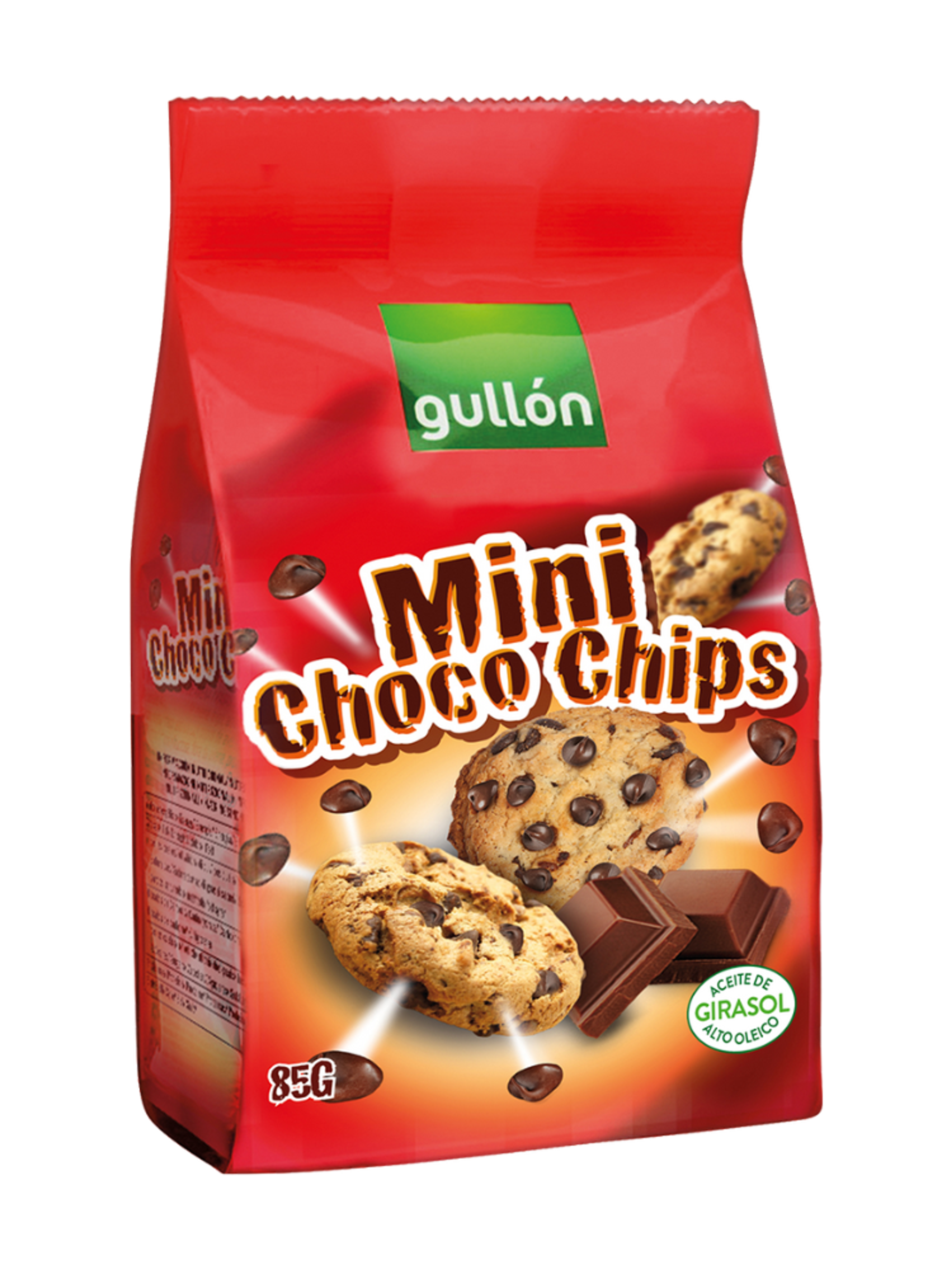 Produktbild som visar Mini Choco Chips från Gullón