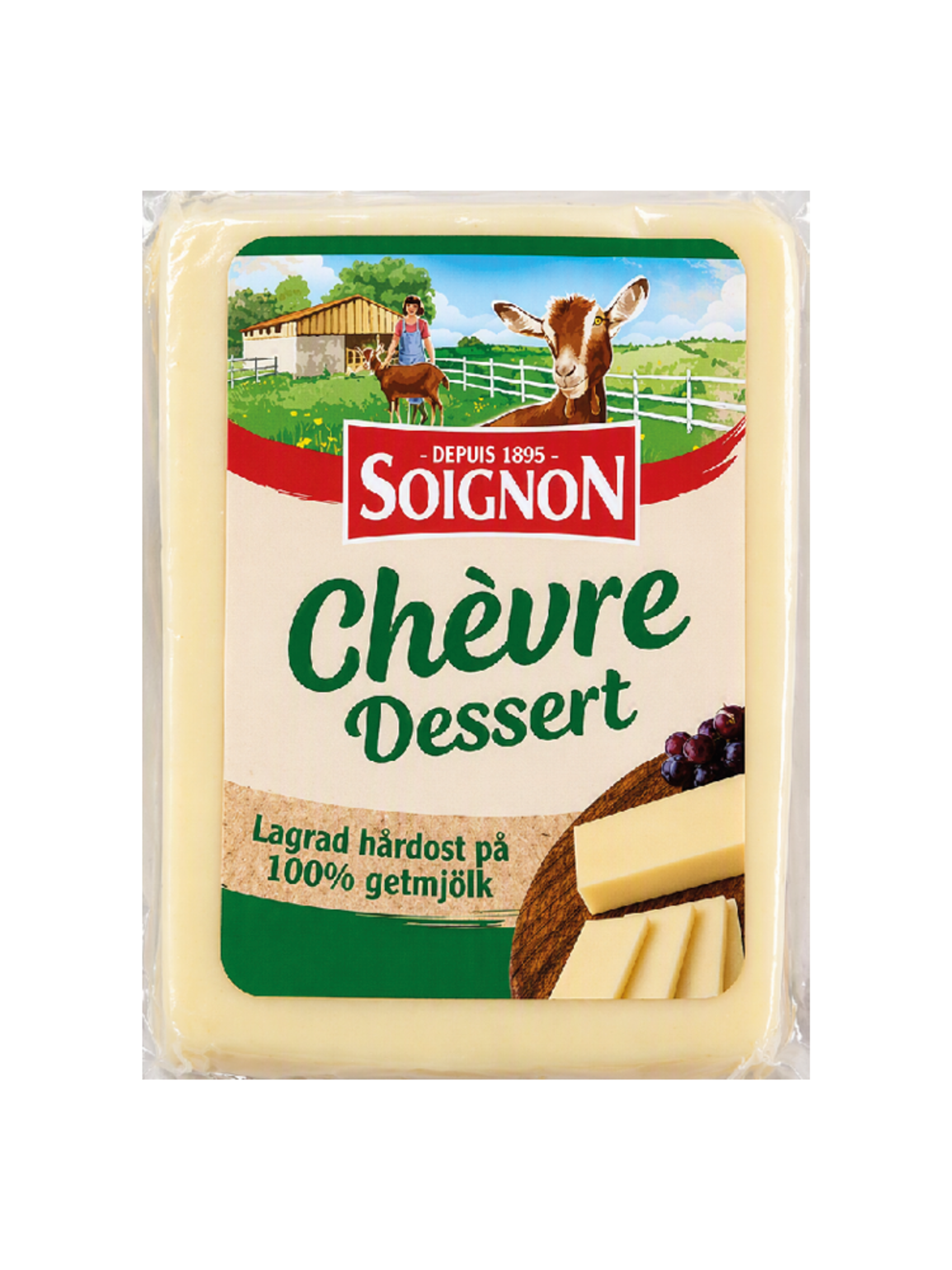Produktbild som visar Soignon Chèvre Dessert Hårdost från Soignon