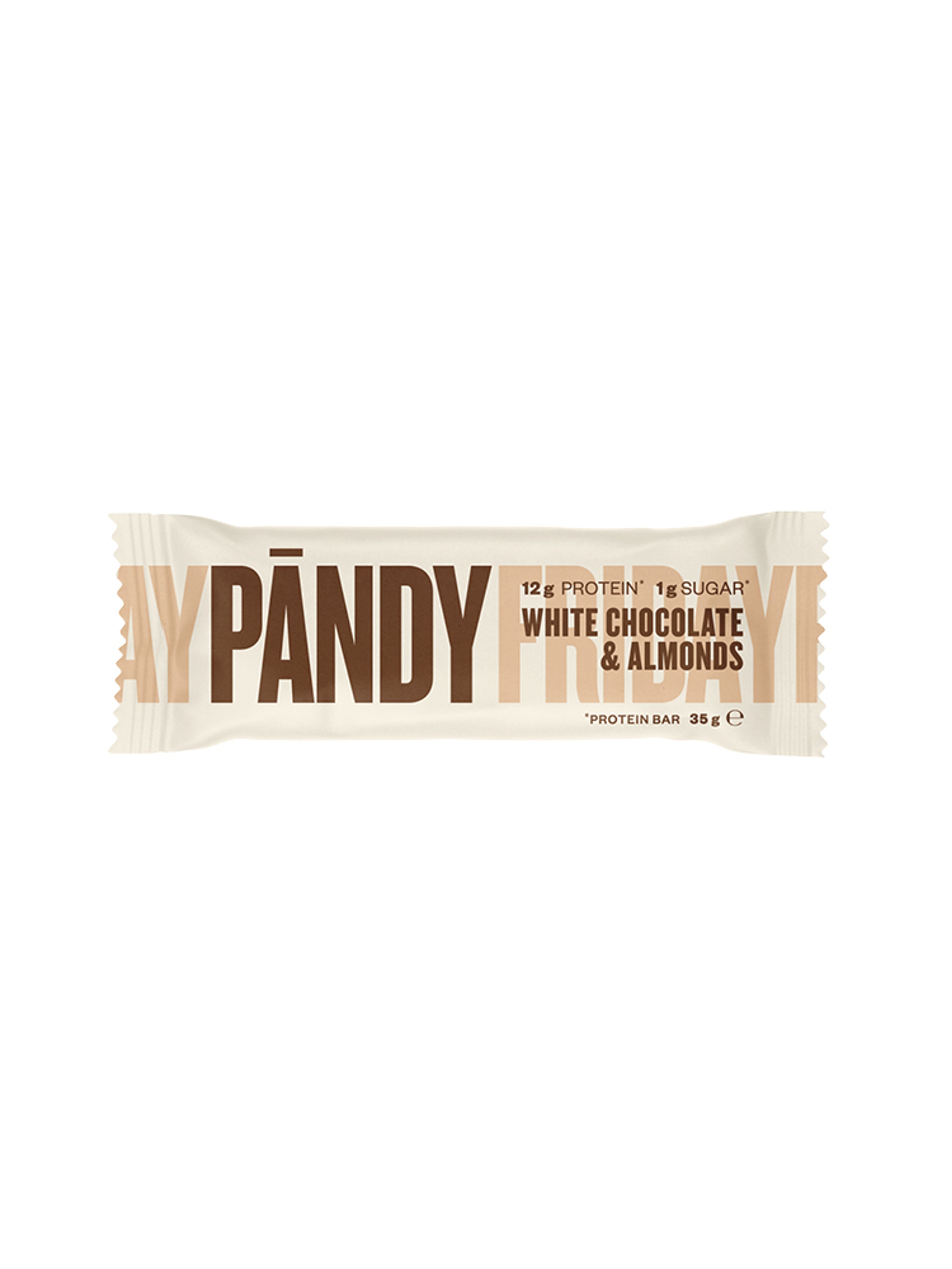 Produktbild som visar Protein Bar White Chocolate & Almonds från PÄNDY