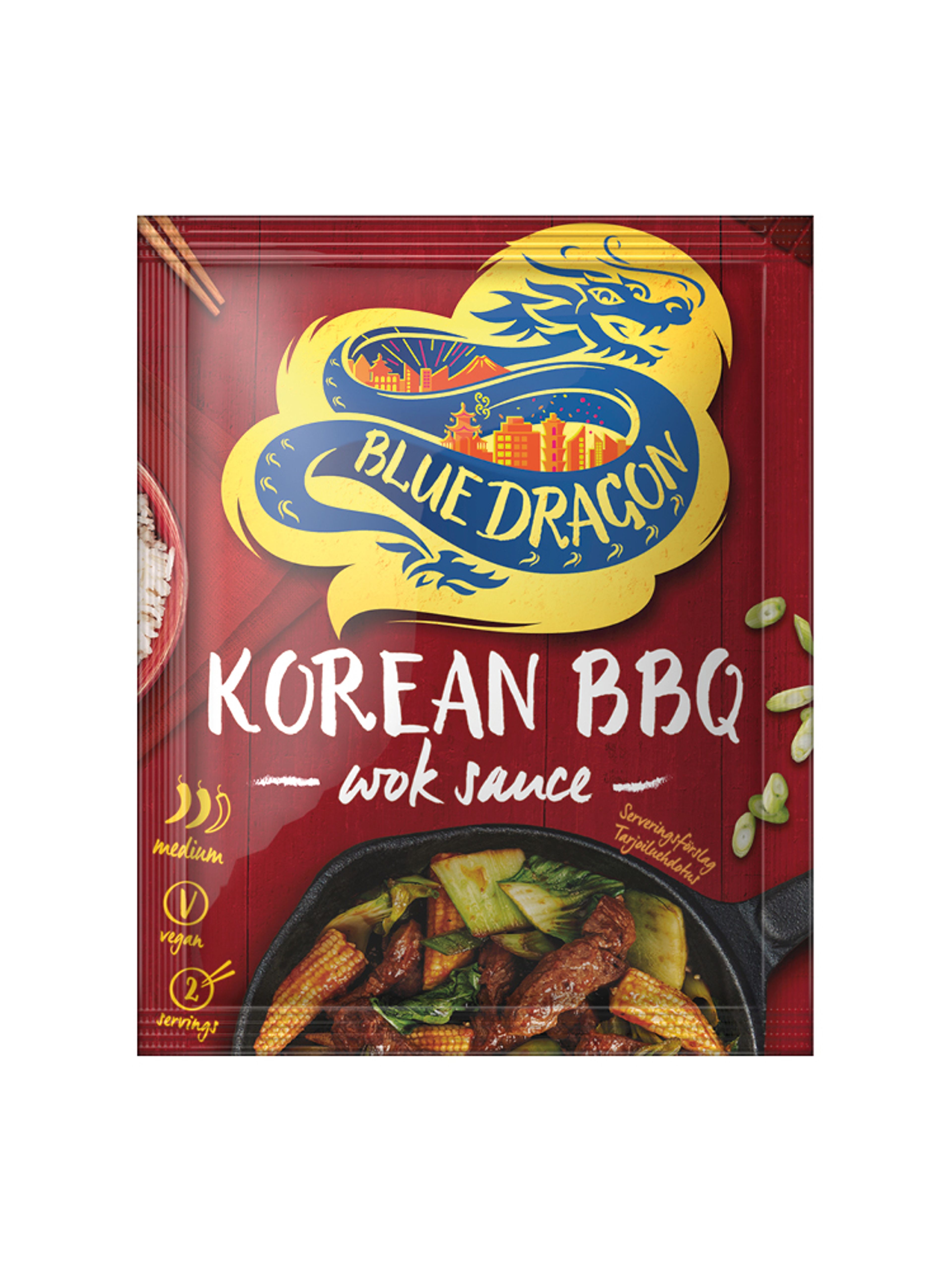 Produktbild som visar Woksås Korean BBQ från Blue Dragon