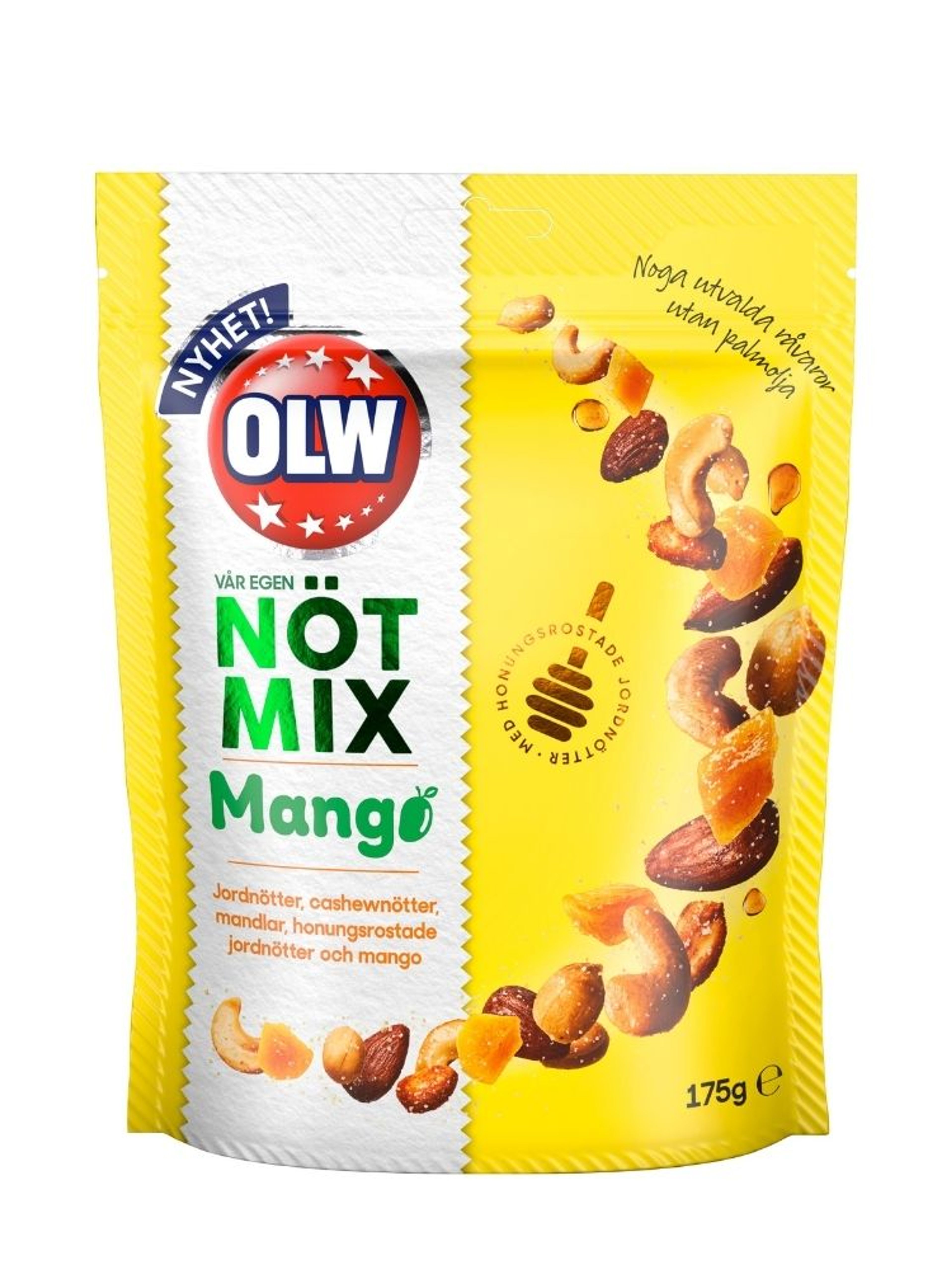 Produktbild som visar Nötmix Mango från OLW
