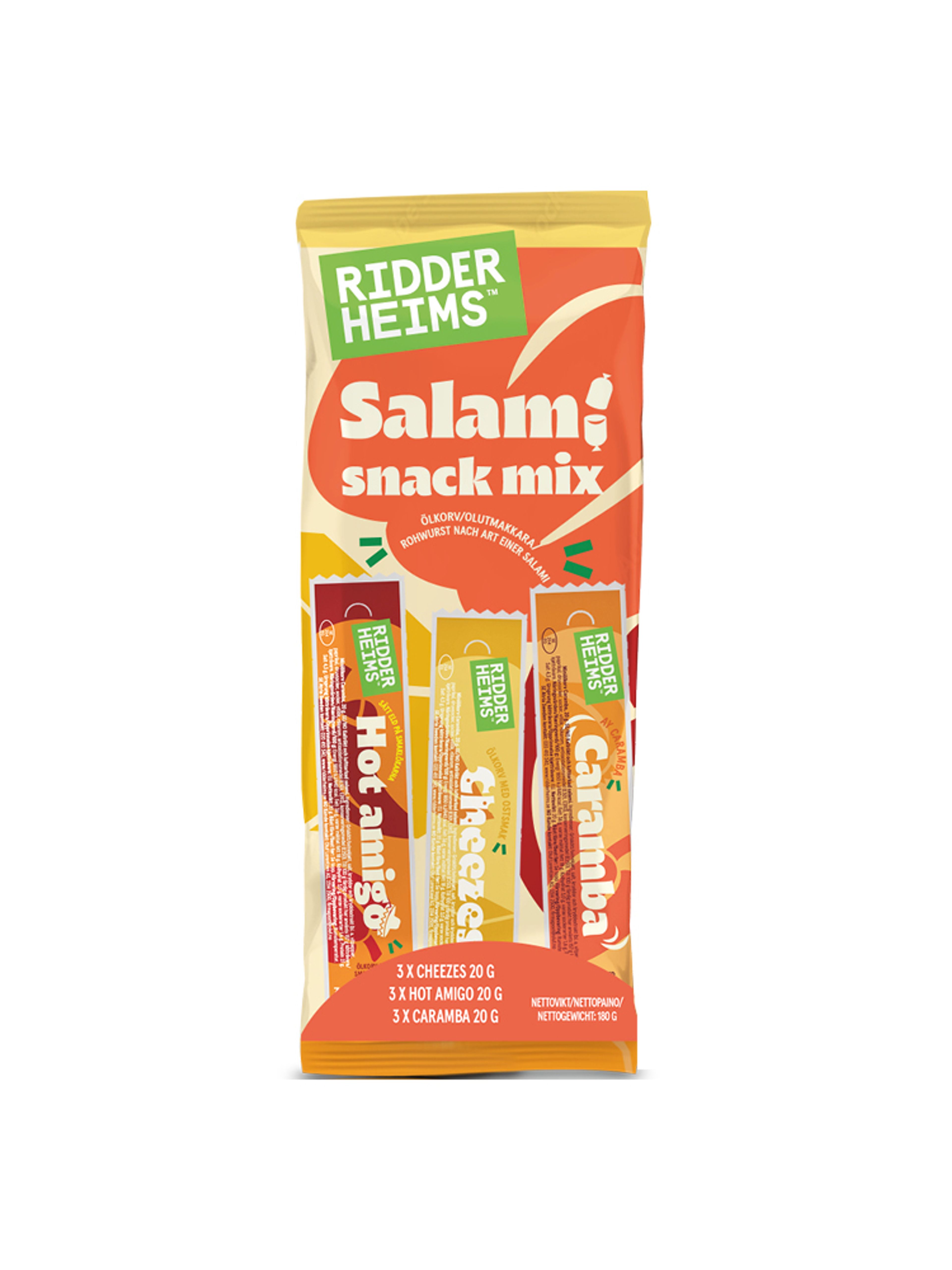 Produktbild som visar Salami Snack Mix från Ridderheims
