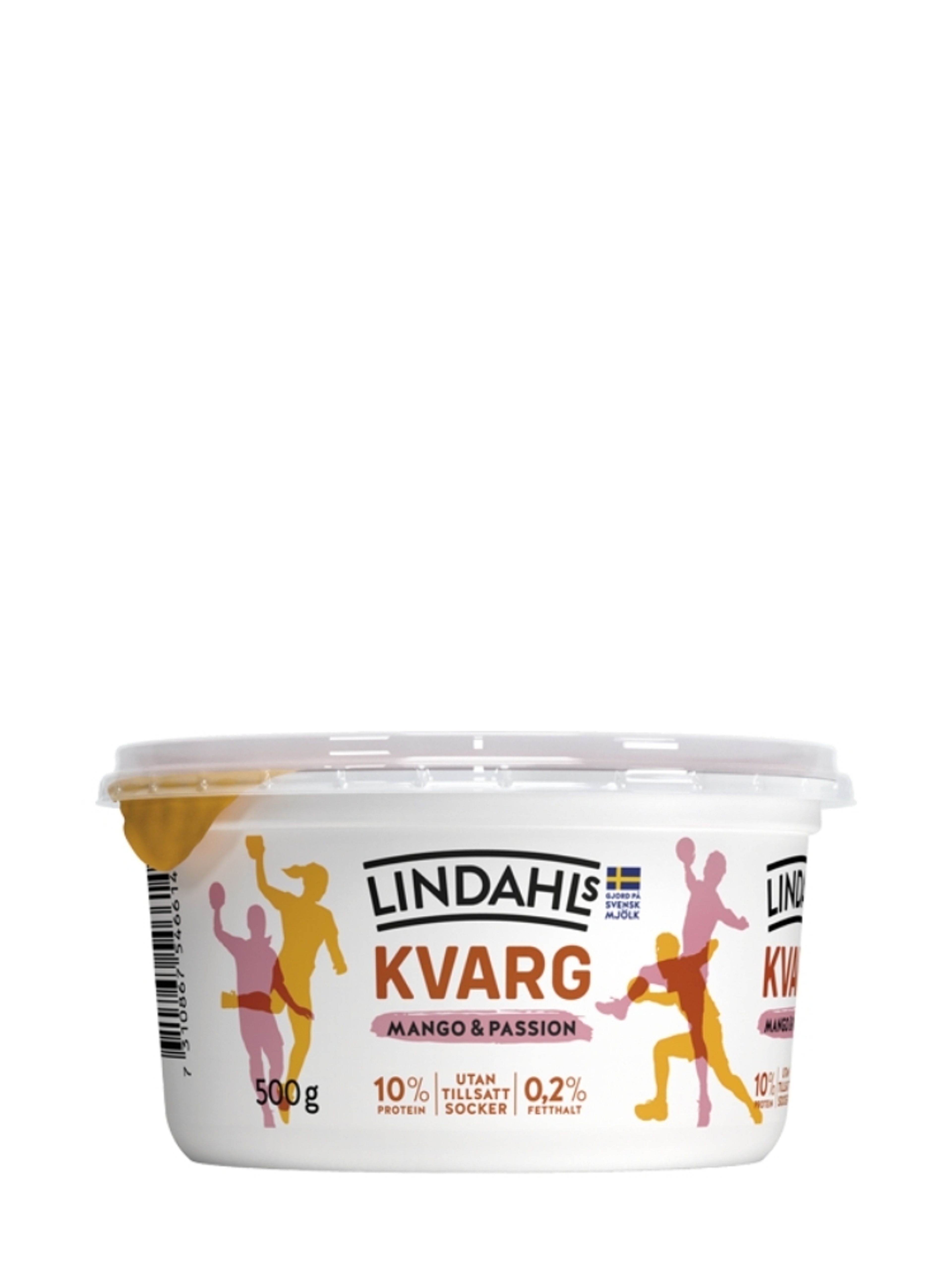 Produktbild som visar Kvarg Mango & Passion från Lindahls