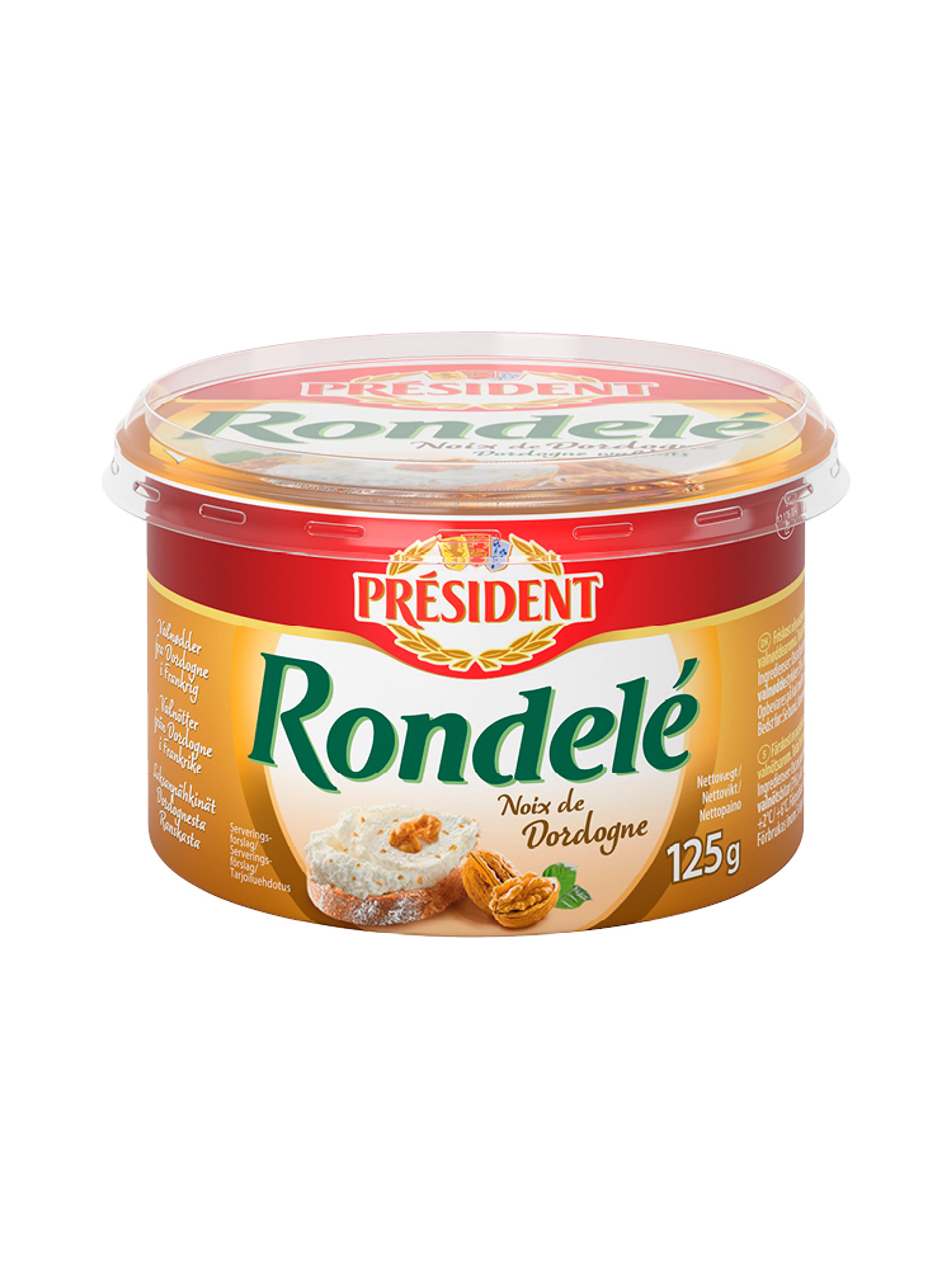 Produktbild som visar Rondelé Valnöt från Président