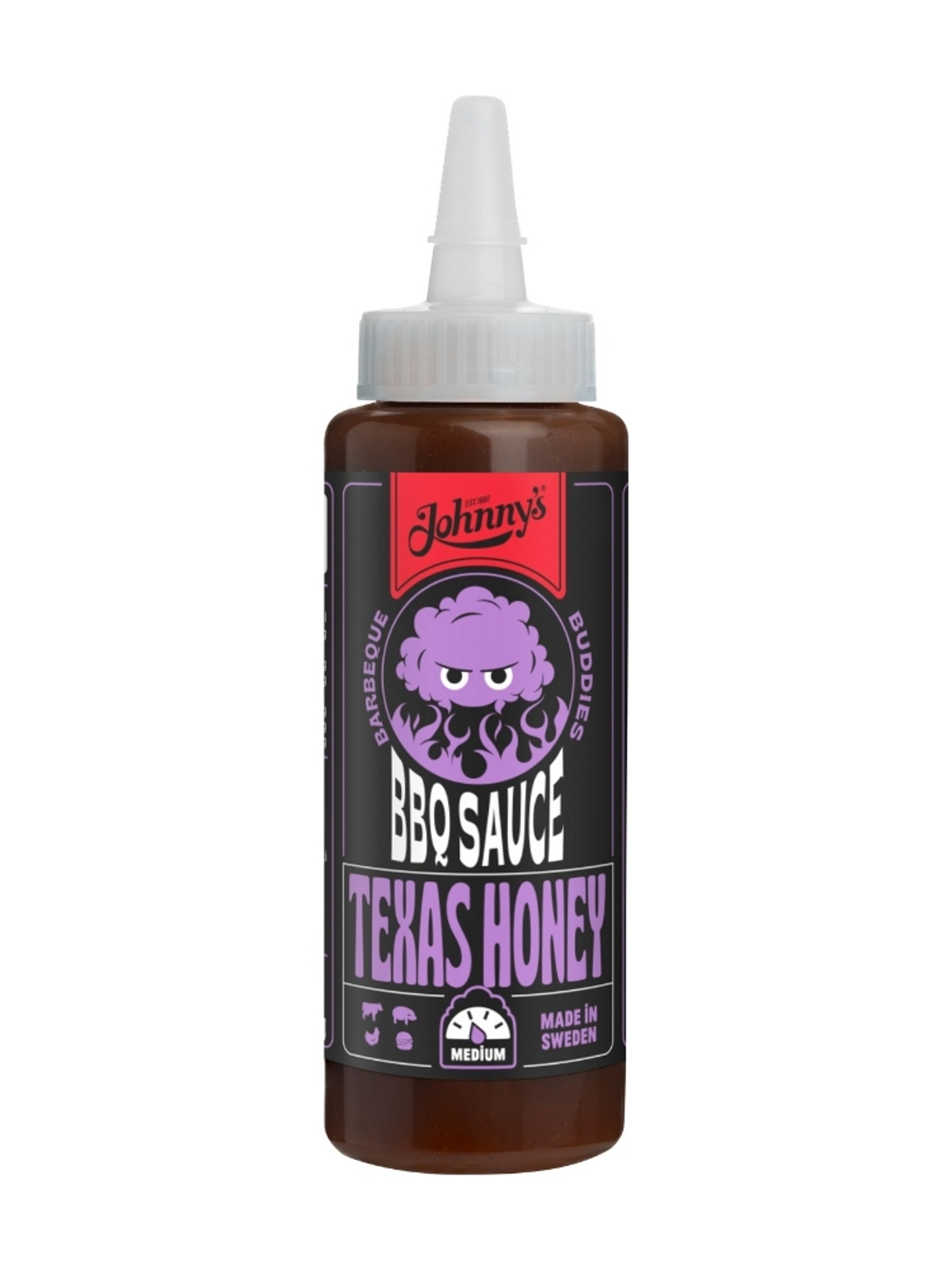 Produktbild som visar BBQ Sauce Texas Honey från Johnny's