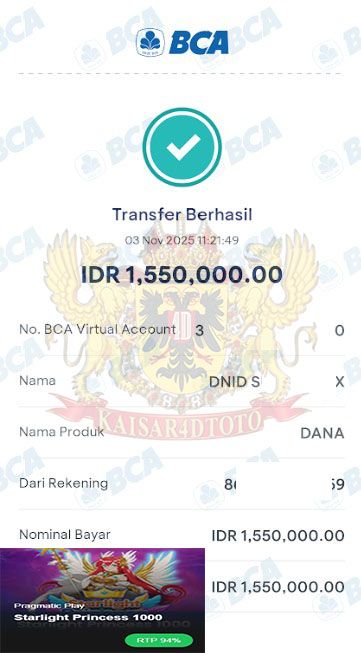 BUKTI JACKPOT KAISAR4DTOTO