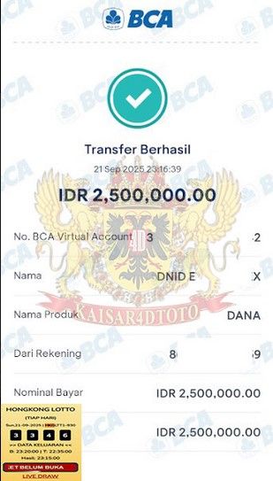 BUKTI JACKPOT KAISAR4DTOTO