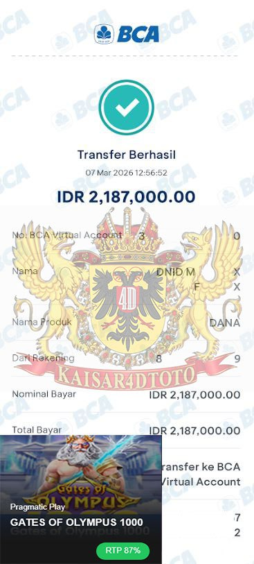 BUKTI JACKPOT KAISAR4DTOTO