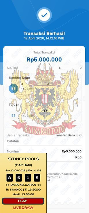 BUKTI JACKPOT KAISAR4DTOTO