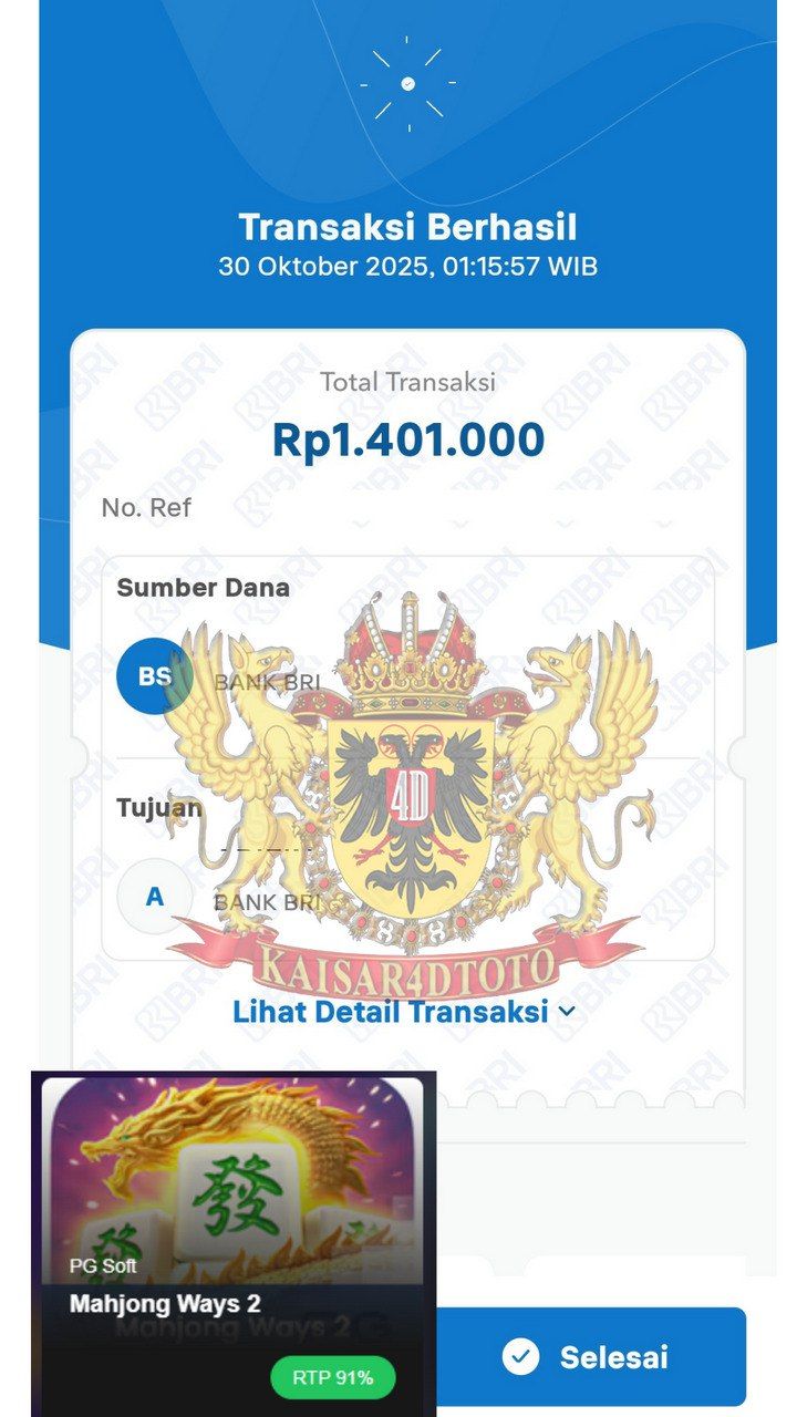 BUKTI JACKPOT KAISAR4DTOTO