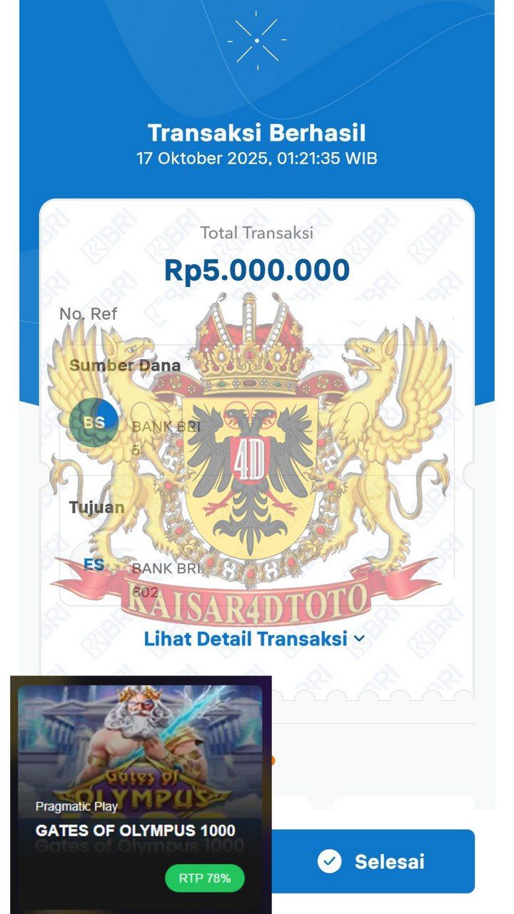 BUKTI JACKPOT KAISAR4DTOTO