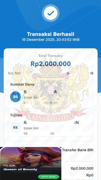 BUKTI JACKPOT KAISAR4DTOTO