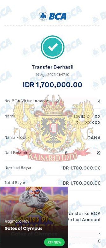 BUKTI JACKPOT KAISAR4DTOTO