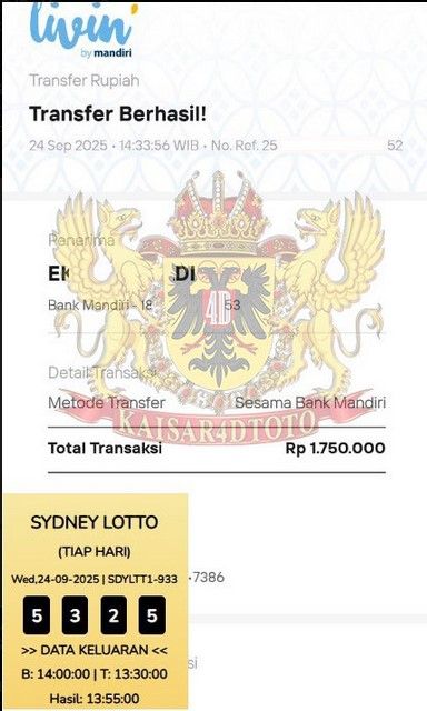 BUKTI JACKPOT KAISAR4DTOTO