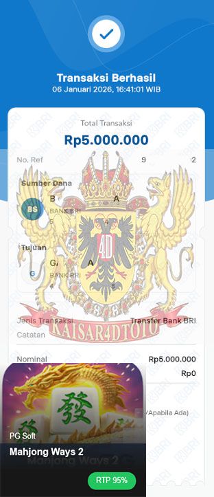 BUKTI JACKPOT KAISAR4DTOTO